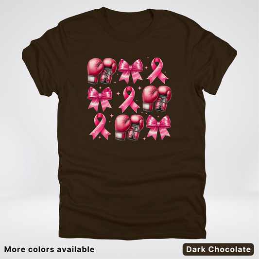 Boxing Coquette Pink Ribbon Pink Out - T-Shirt
