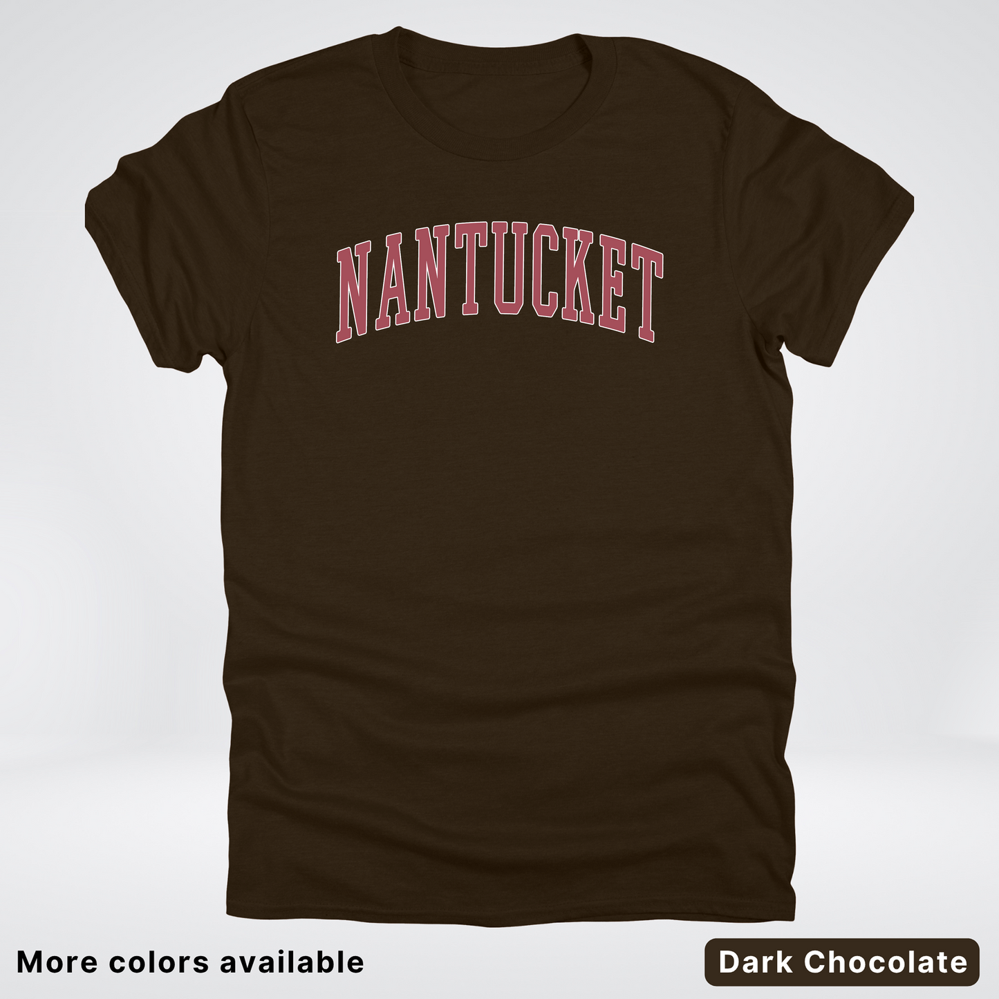 Nantucket Destination - Red Design - T-Shirt