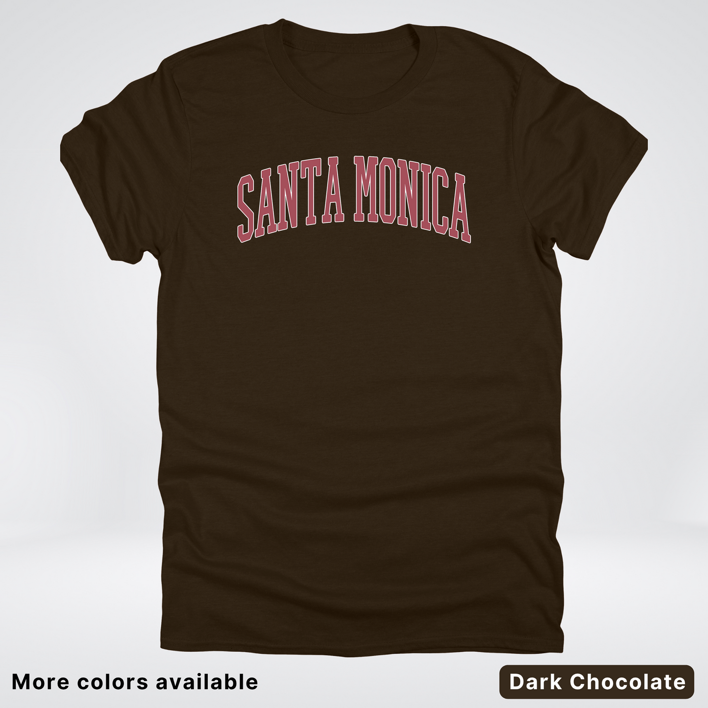 Santa Monica Destination - Red Design - T-Shirt