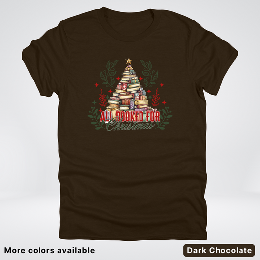 All Booked For Christmas - T-Shirt