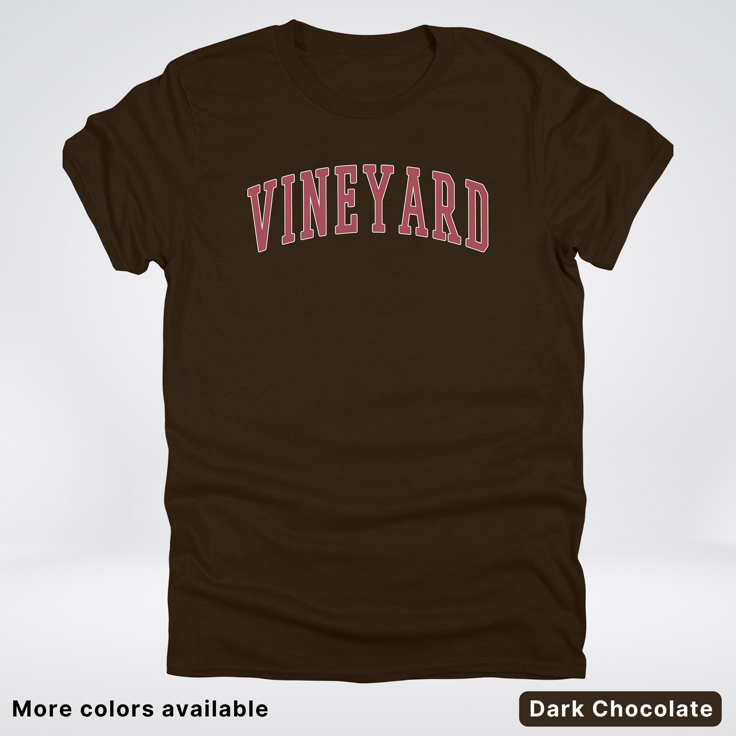 Vineyard Destination - Red Design - T-Shirt