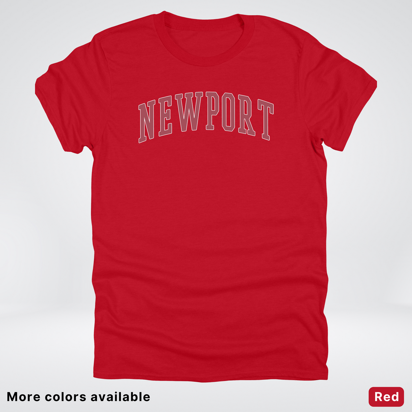 Newport Destination - Red Design - T-Shirt