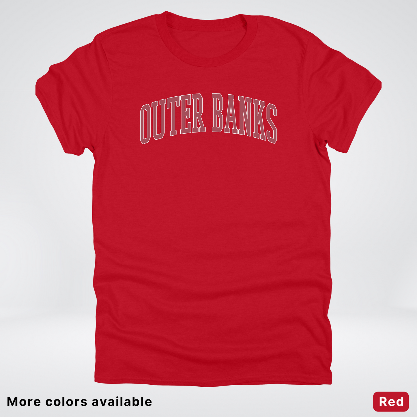 Outer Banks Destination - Red Design - T-Shirt