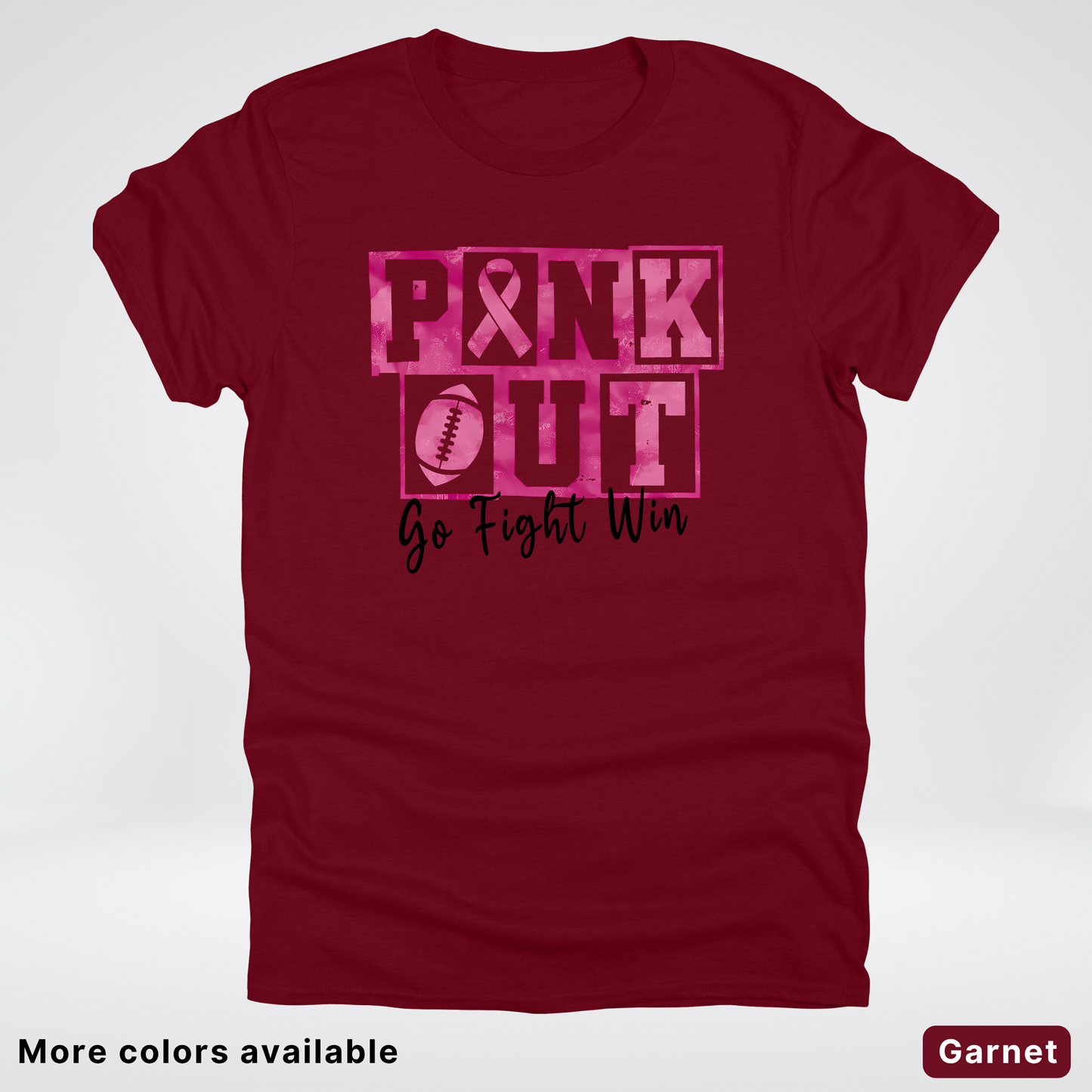 Pink Out Go Fight Win Football - T-Shirt