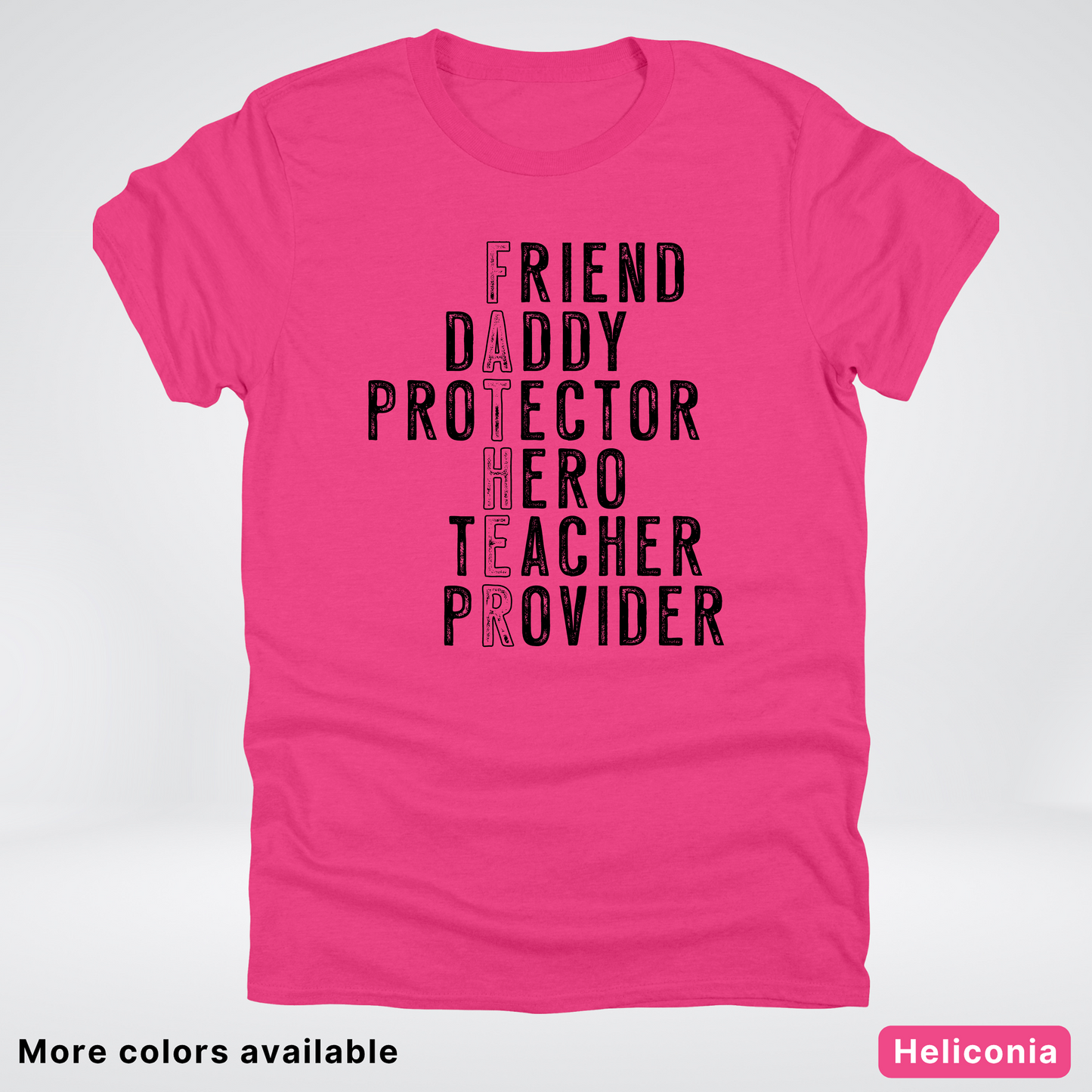 Father Crossword - Black Design – Father’s Day T-Shirt