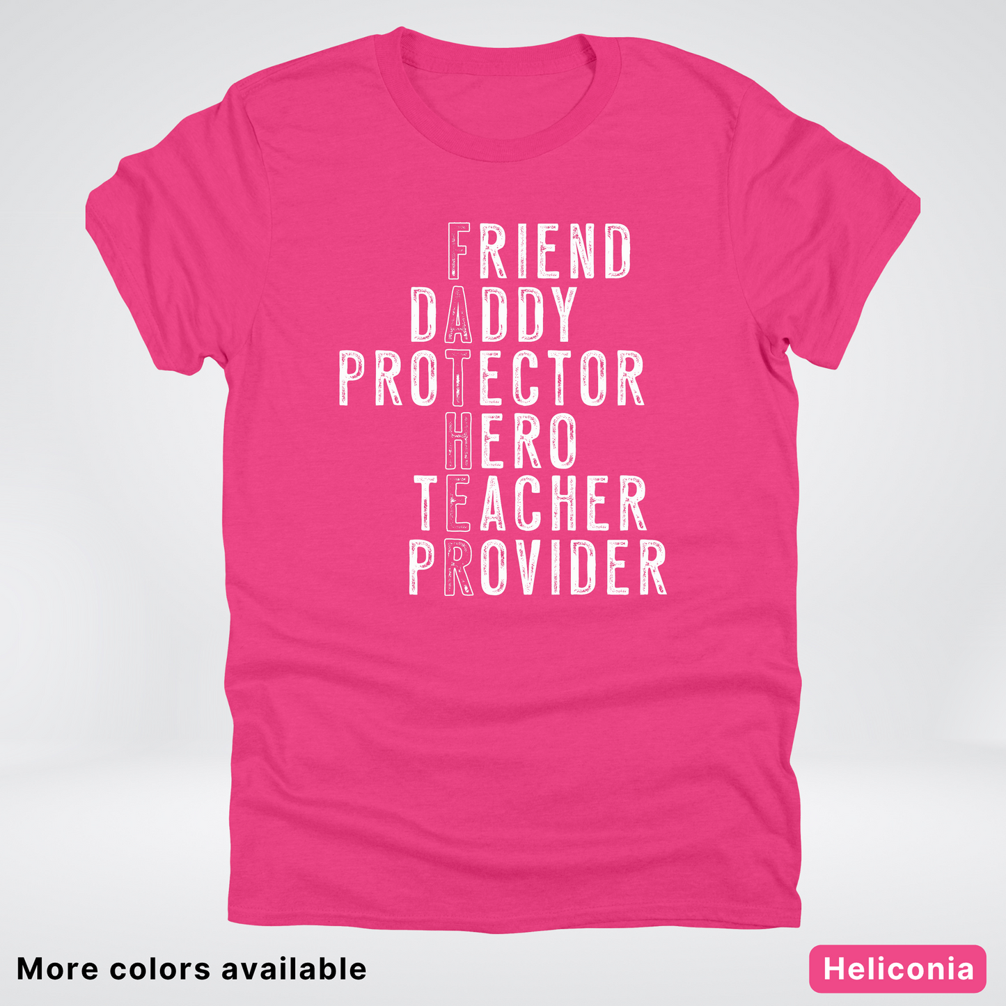 Father Crossword - White Design – Father’s Day T-Shirt