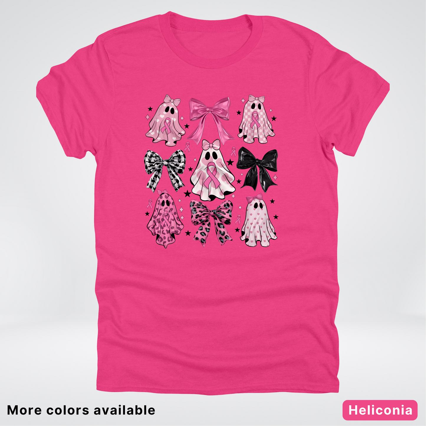 Ghost & Bows Pink Out Coquette - T-Shirt