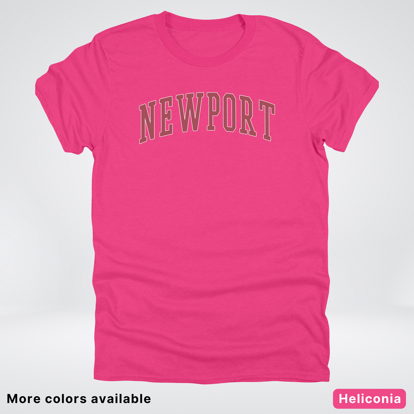 Newport Destination - Red Design - T-Shirt