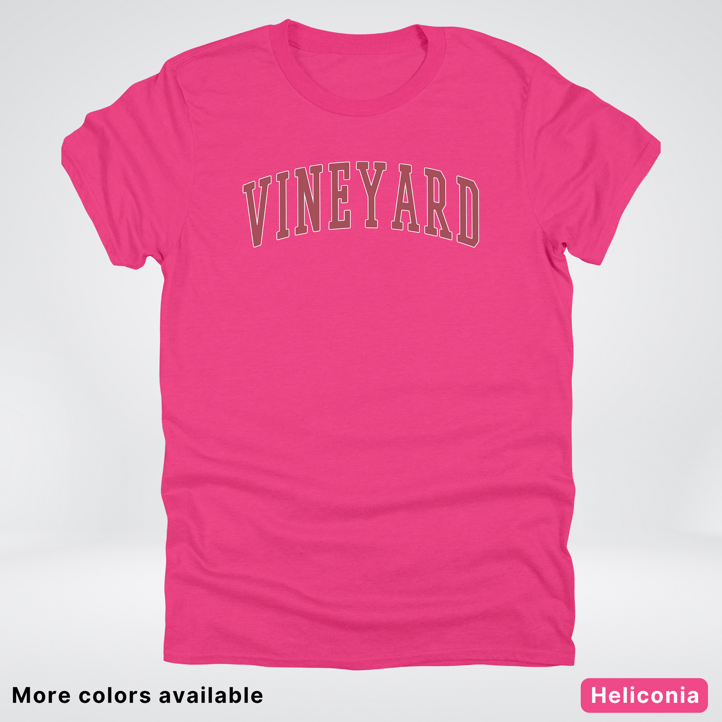 Vineyard Destination - Red Design - T-Shirt