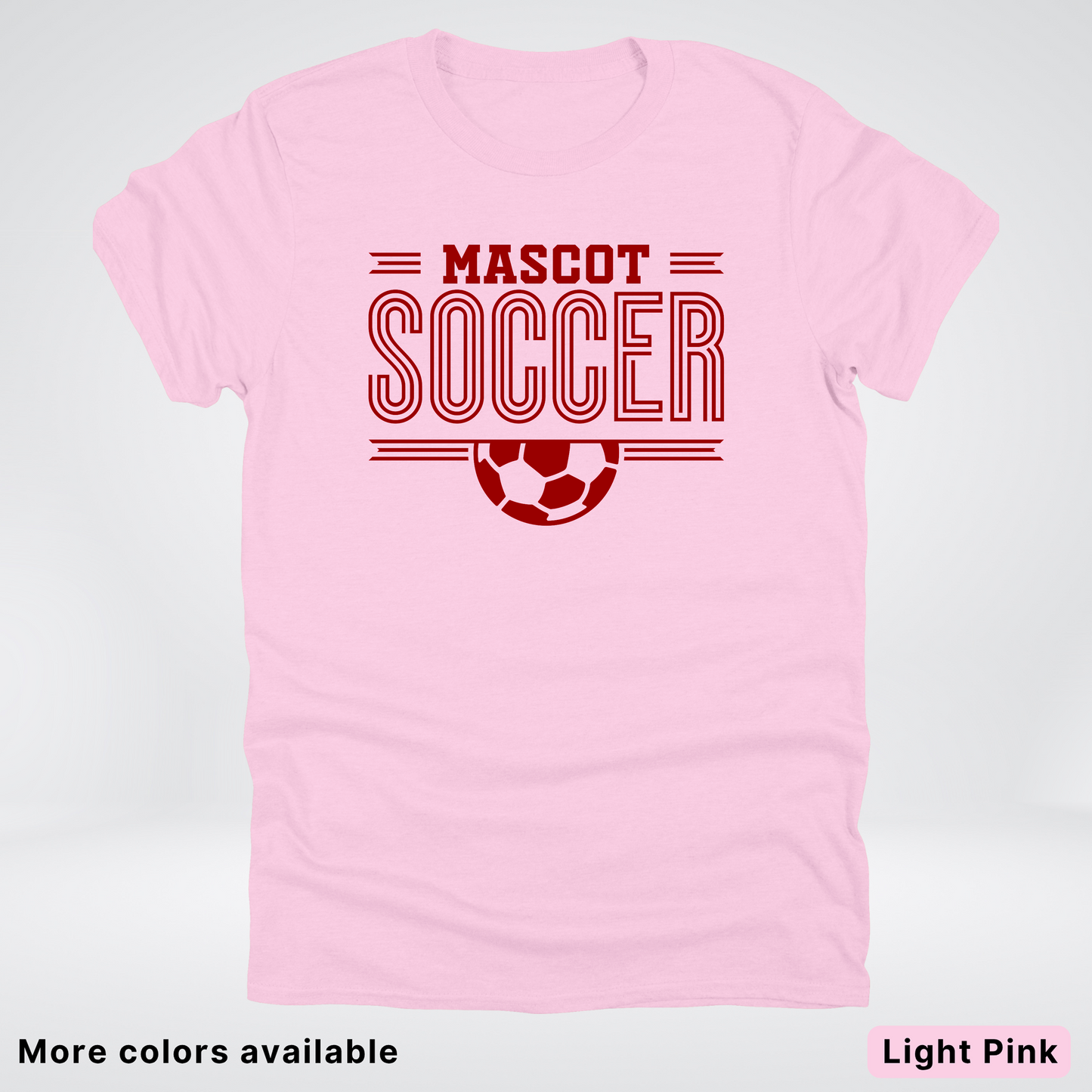 Custom Mascot – Maroon Design 24 - Soccer T-Shirt