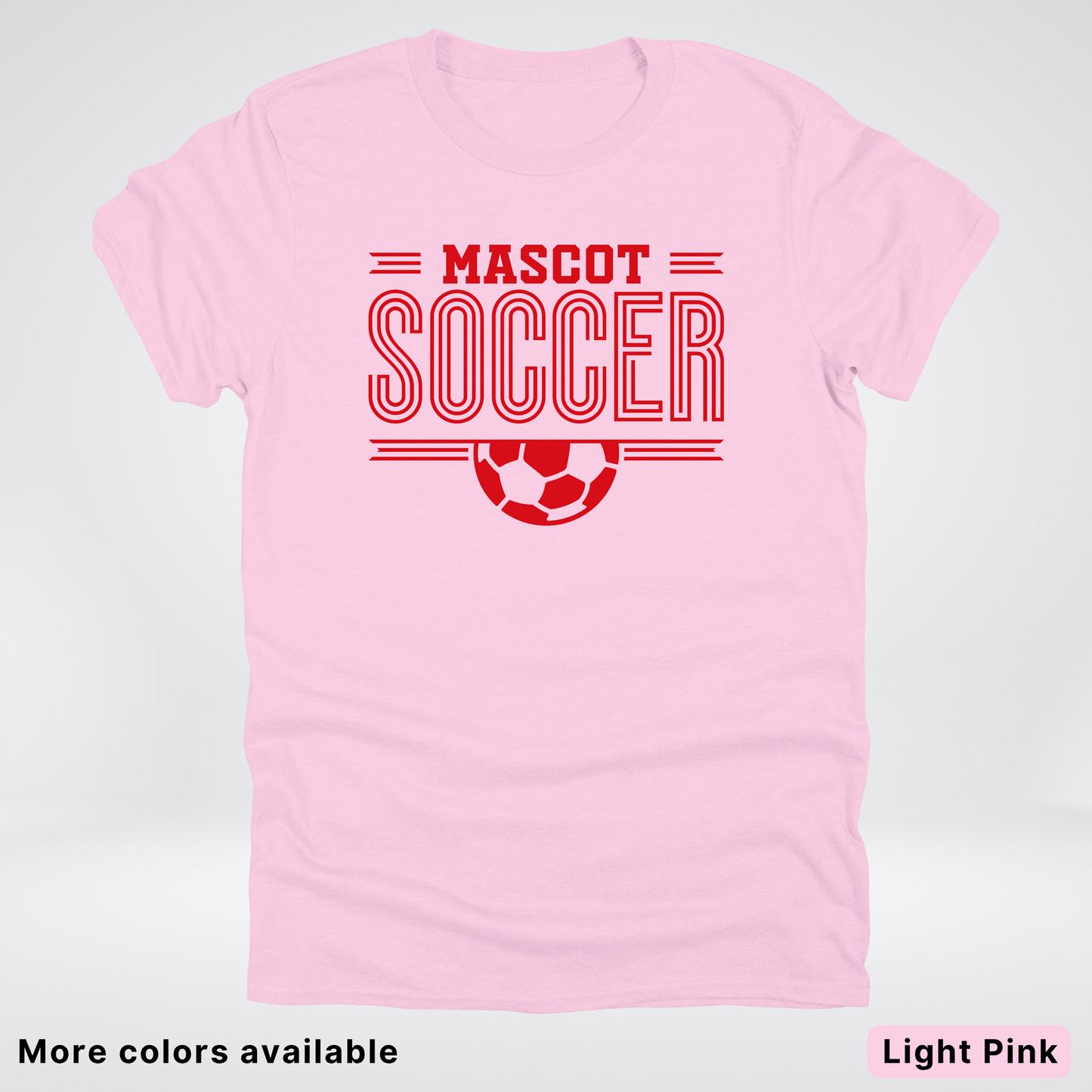 Custom Mascot – Red Design 18 - Soccer T-Shirt