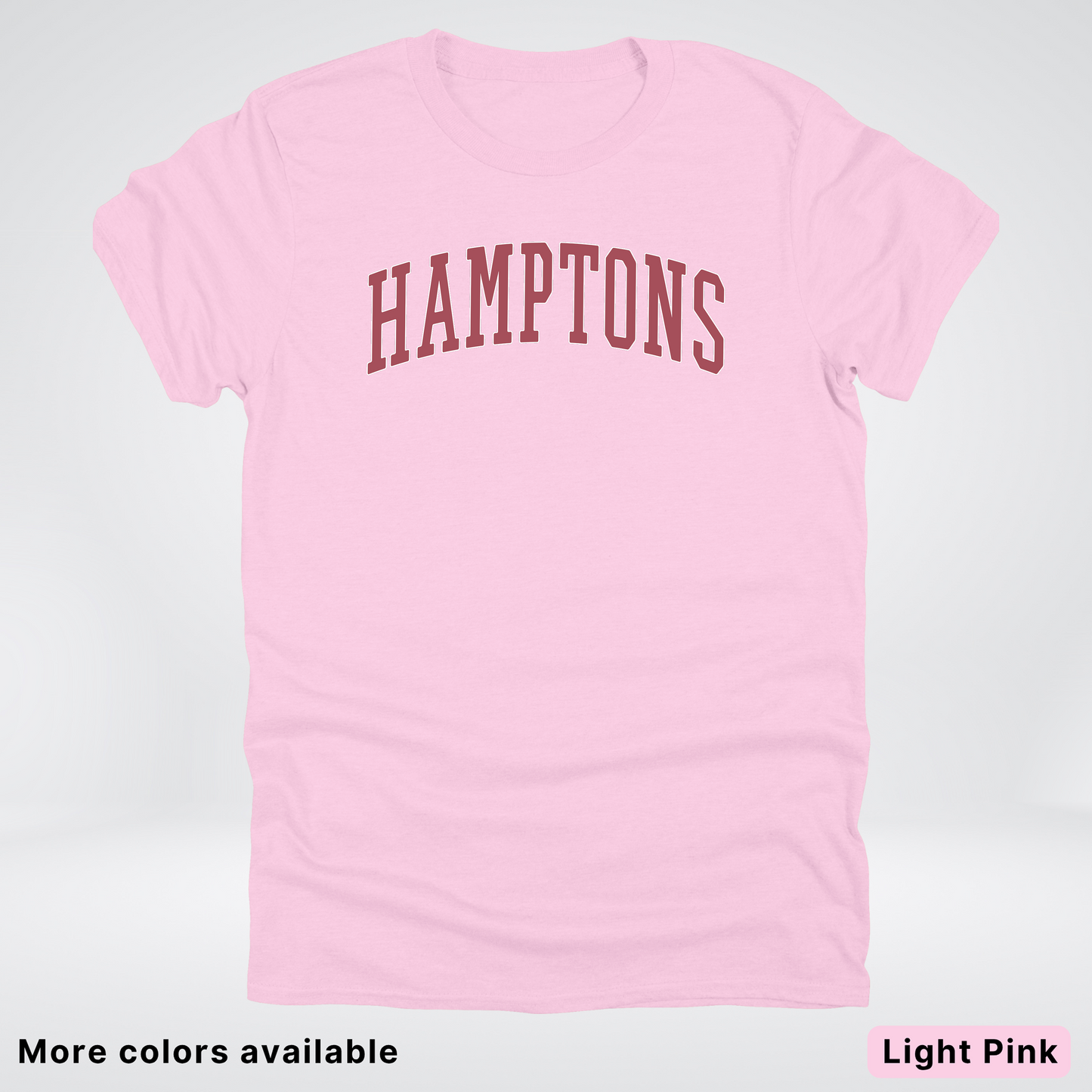 Hamptons Destination - Red Design - T-Shirt