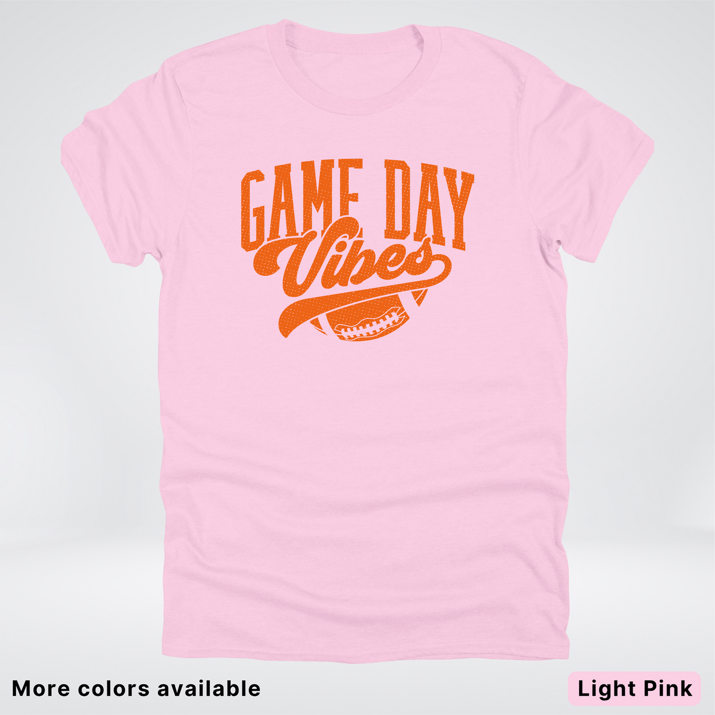 Game Day Vibes – Orange Design - Football  - T-Shirt