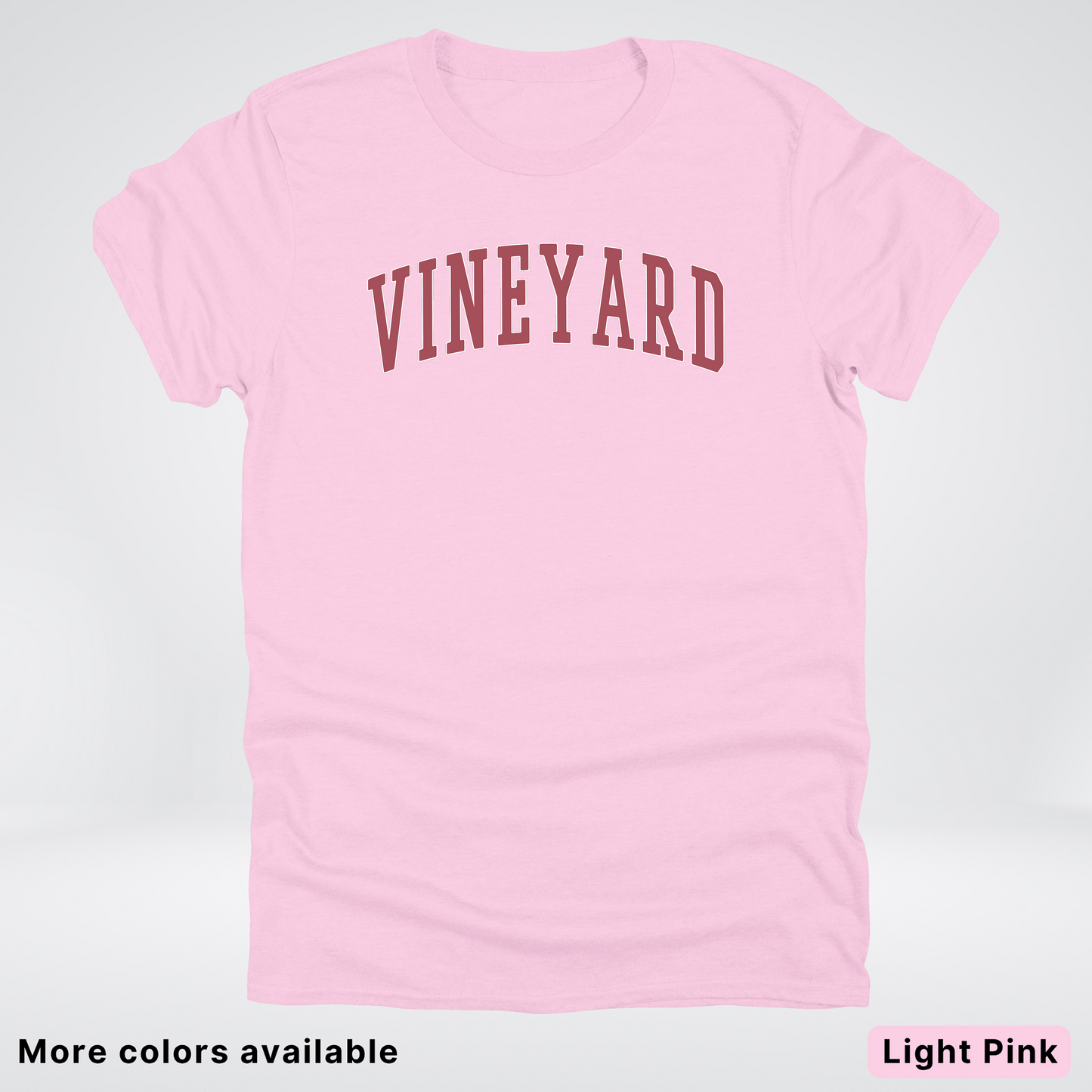 Vineyard Destination - Red Design - T-Shirt