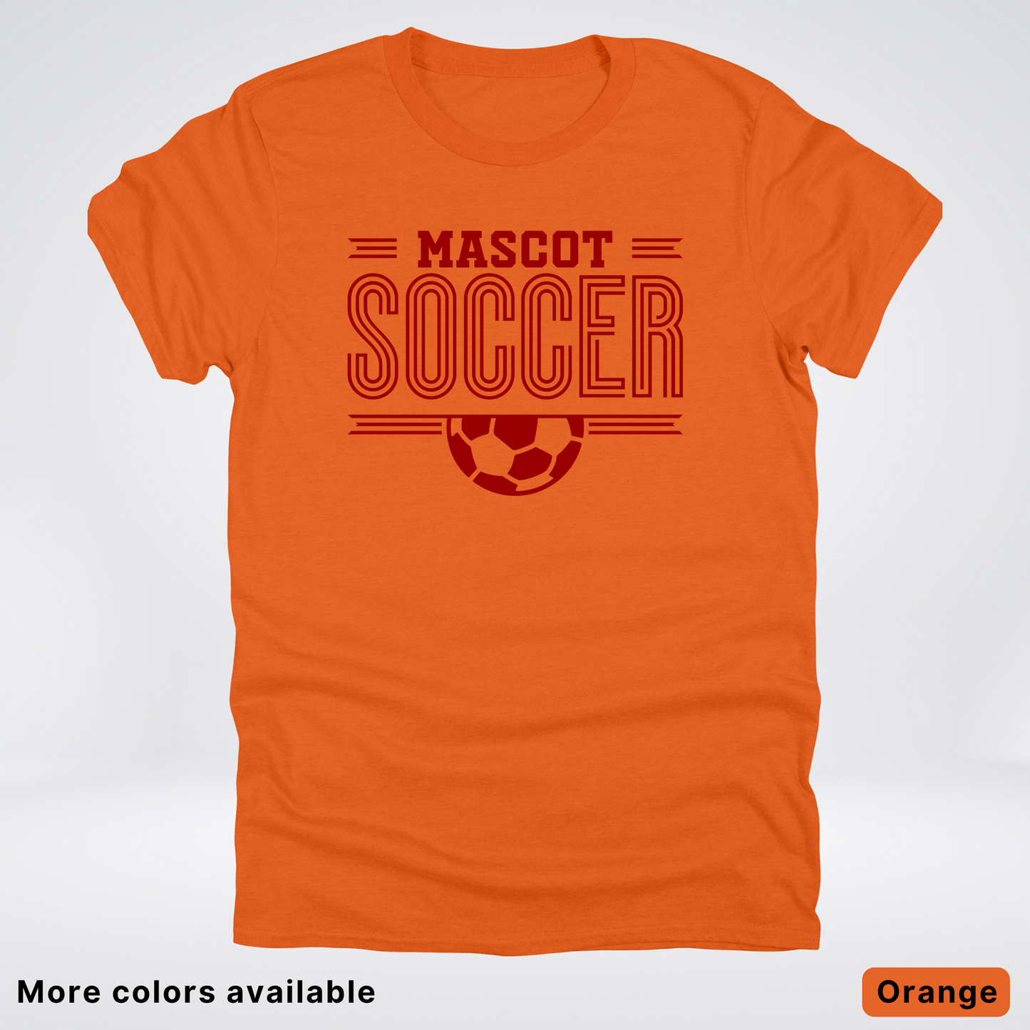 Custom Mascot – Maroon Design 24 - Soccer T-Shirt