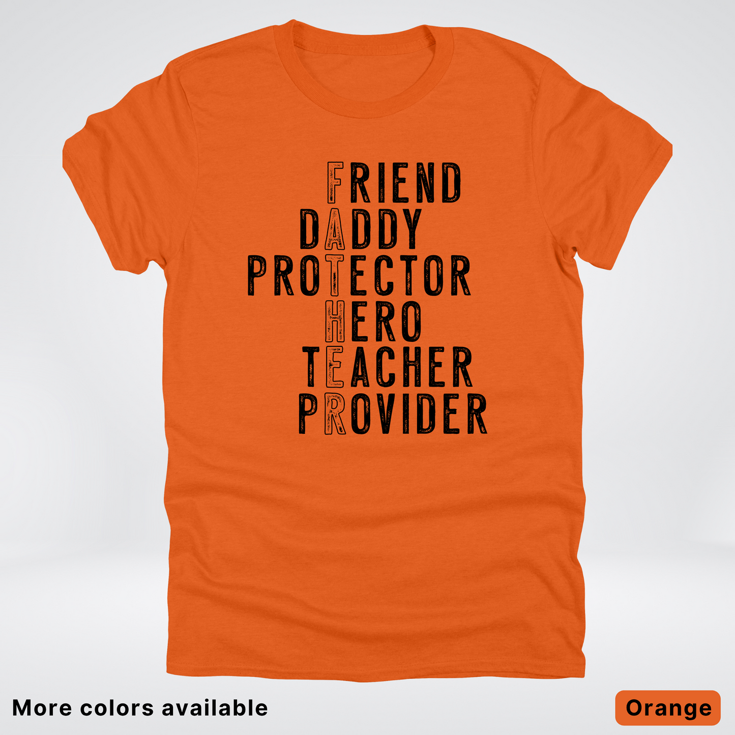 Father Crossword - Black Design – Father’s Day T-Shirt