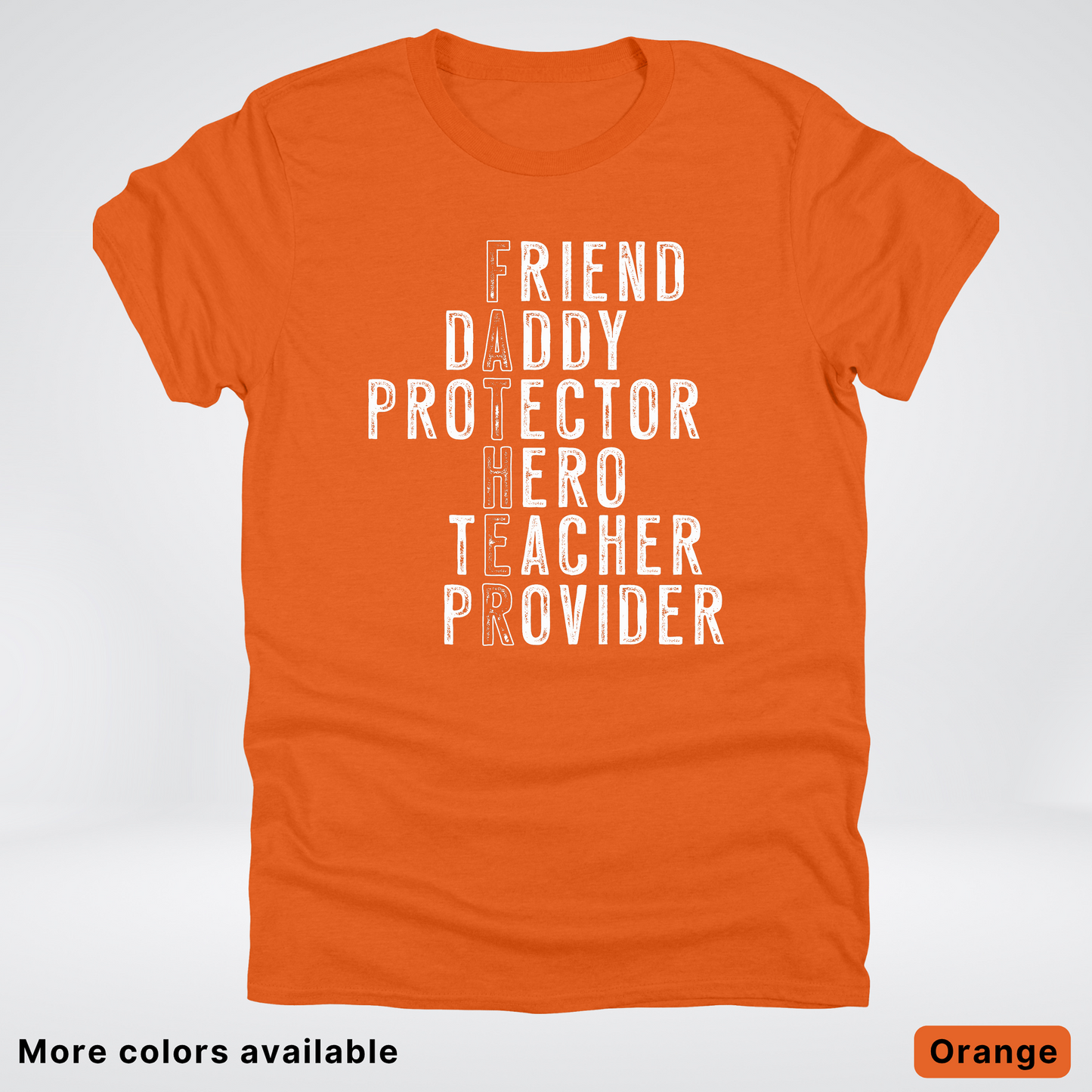 Father Crossword - White Design – Father’s Day T-Shirt