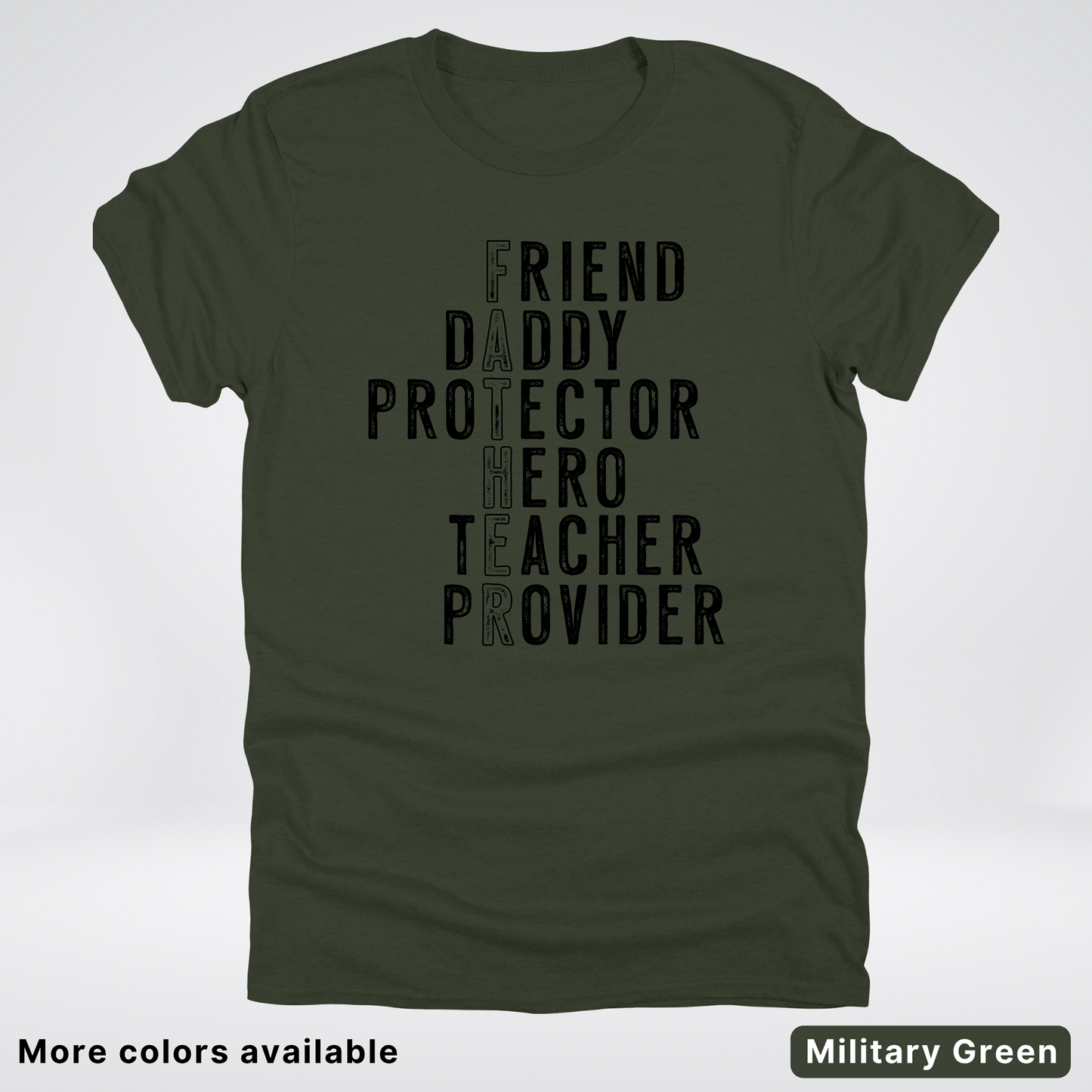 Father Crossword - Black Design – Father’s Day T-Shirt