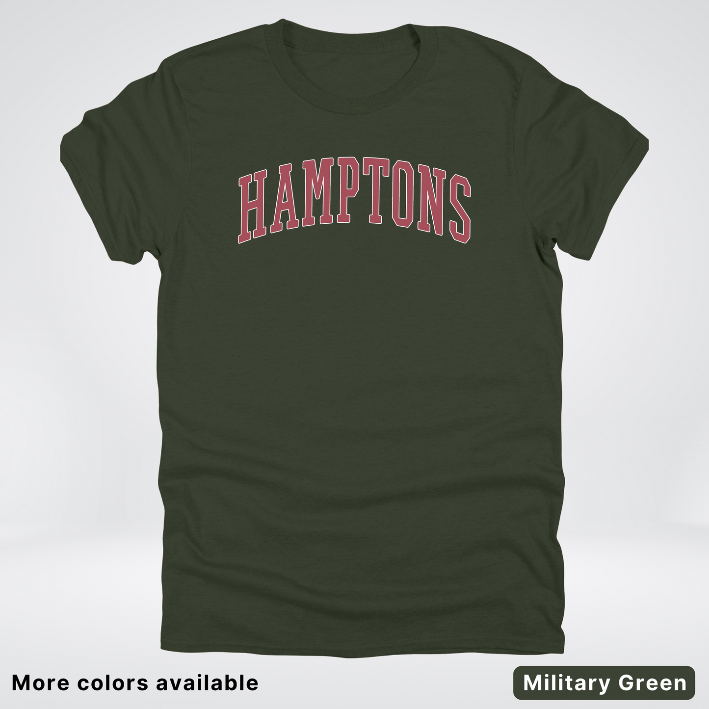 Hamptons Destination - Red Design - T-Shirt