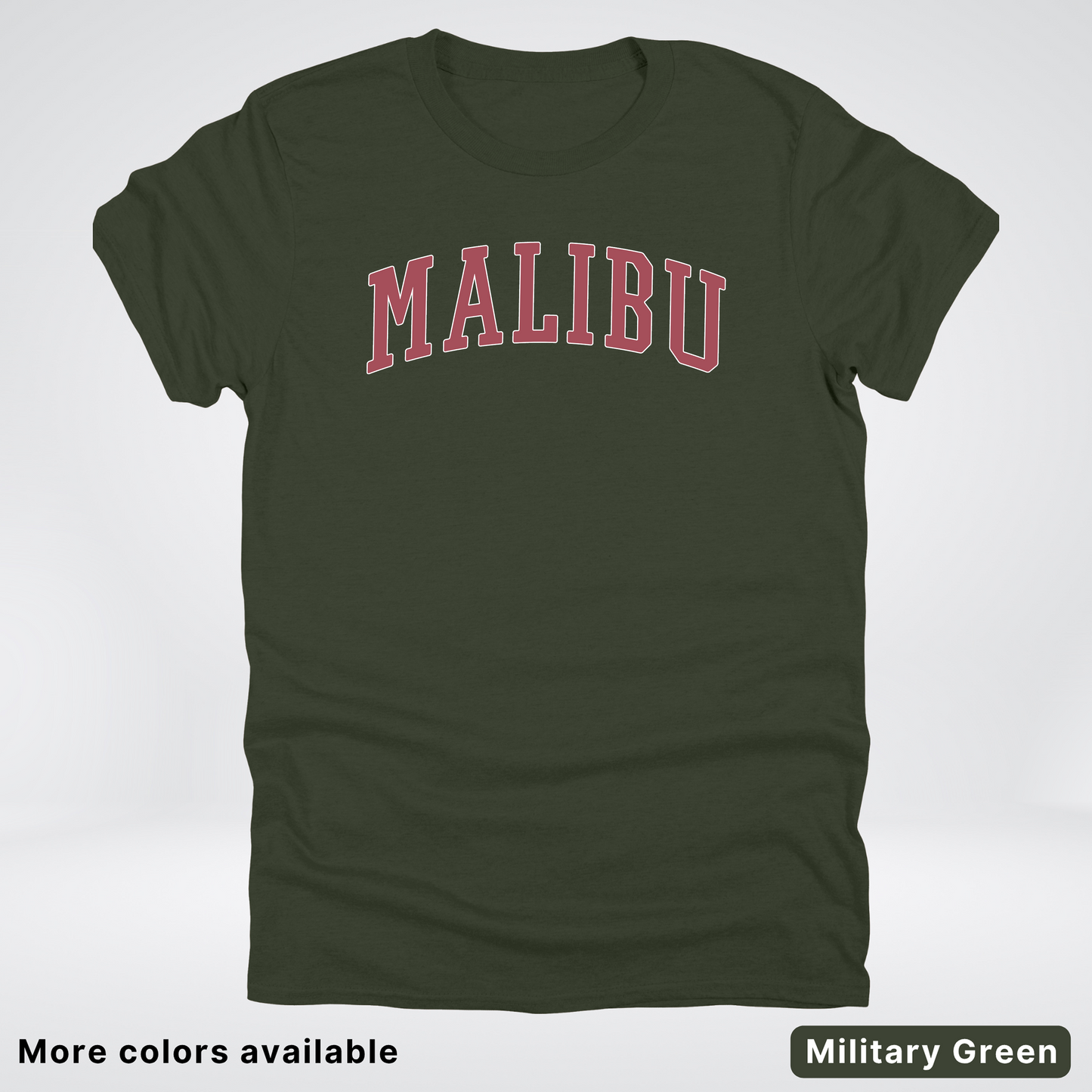 Malibu Destination - Red Design - T-Shirt