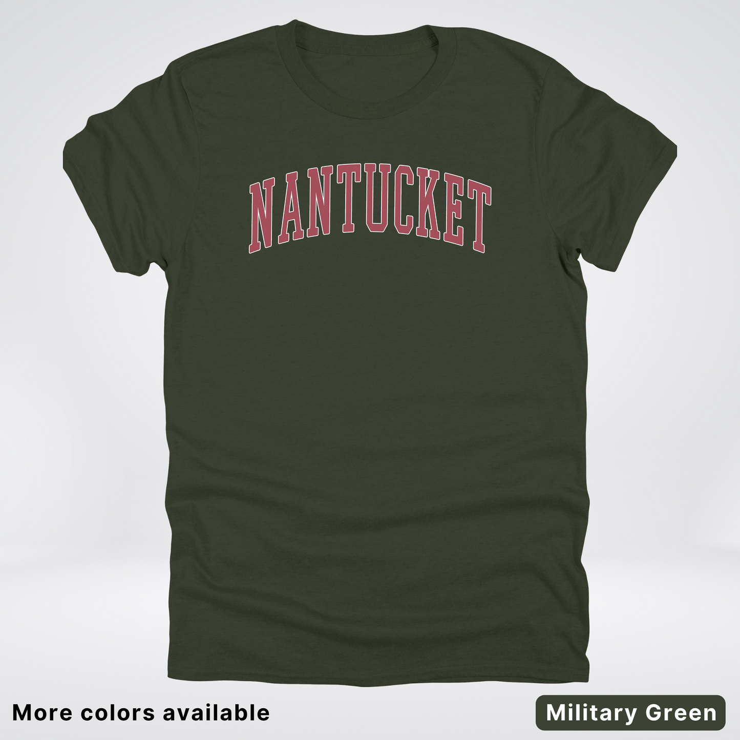 Nantucket Destination - Red Design - T-Shirt