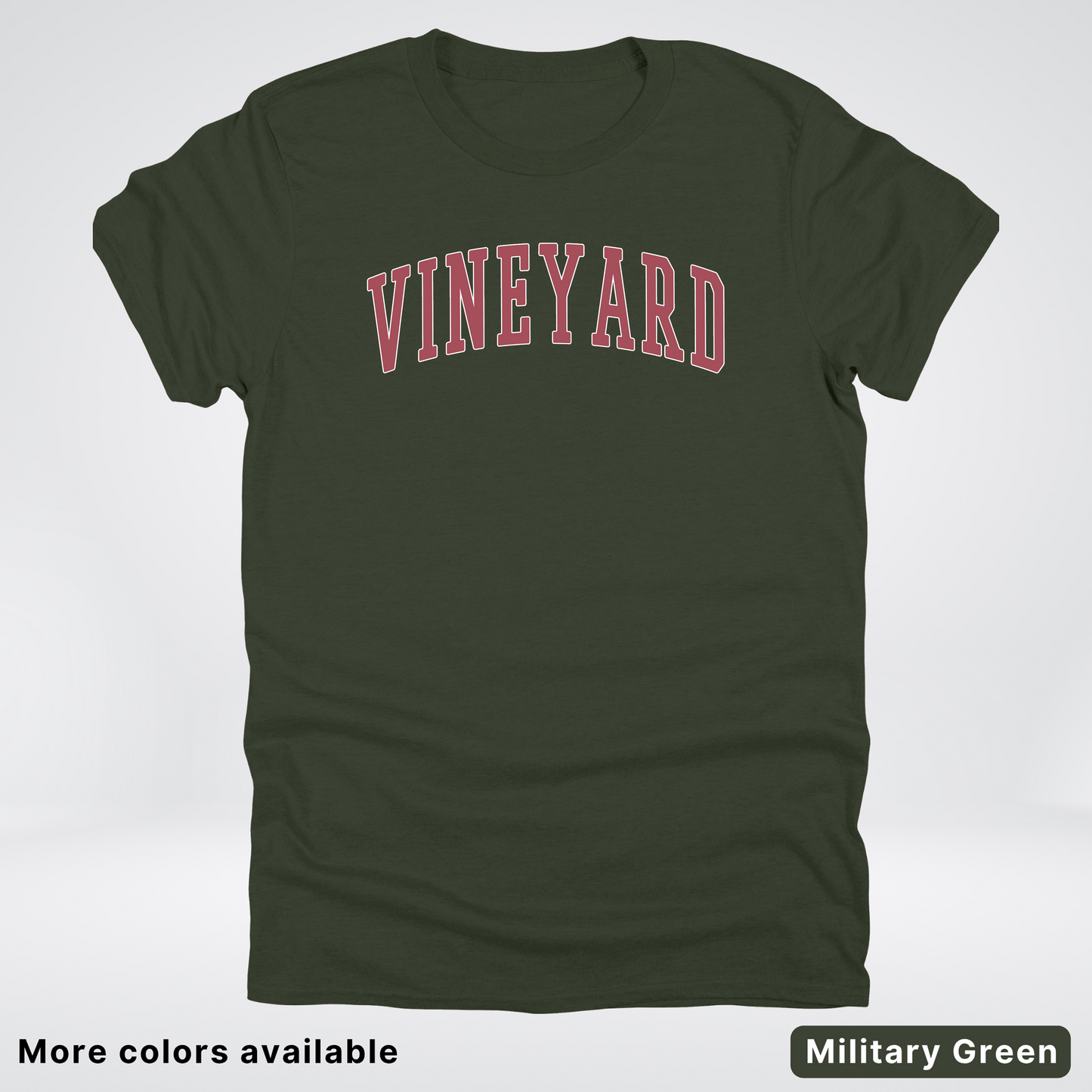 Vineyard Destination - Red Design - T-Shirt