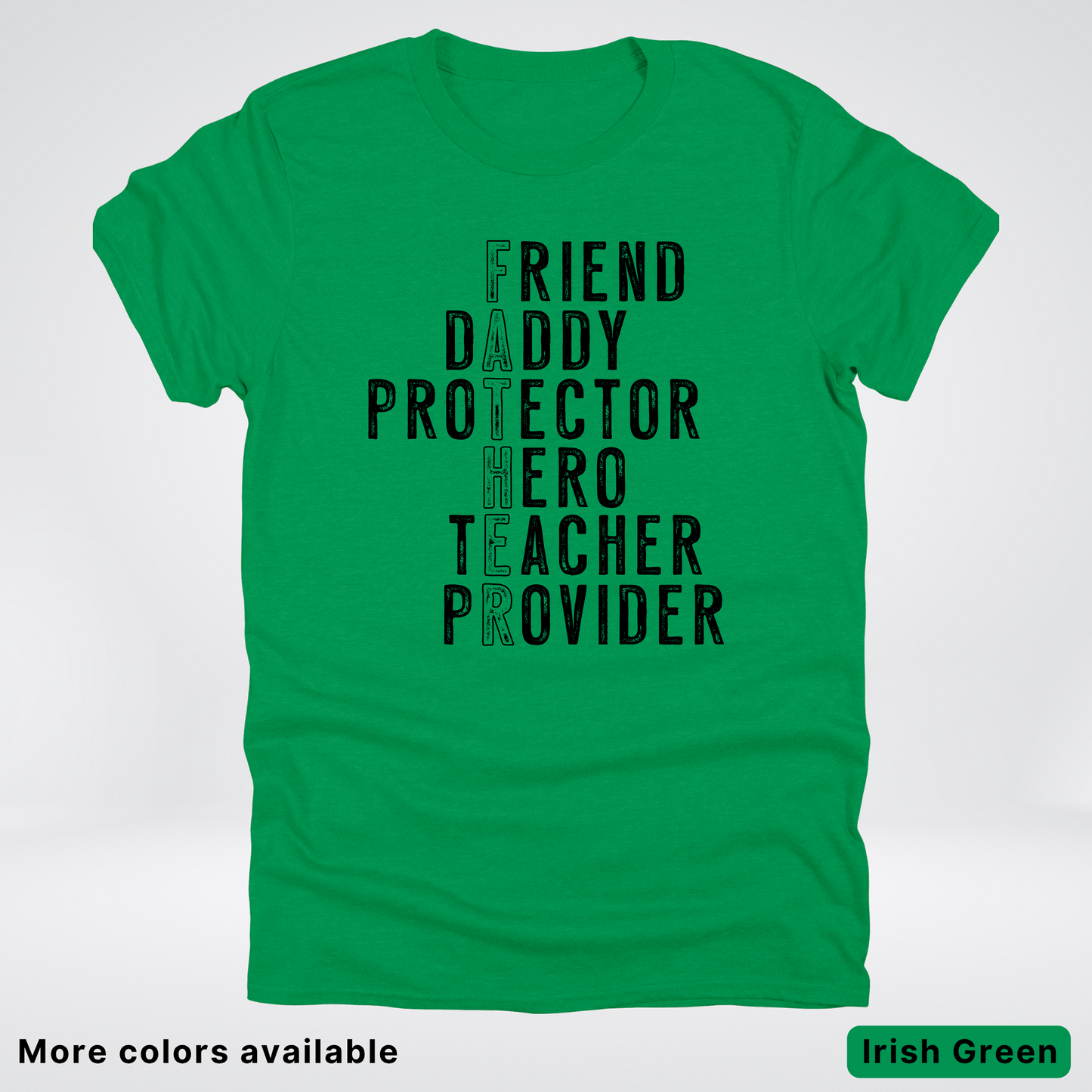 Father Crossword - Black Design – Father’s Day T-Shirt