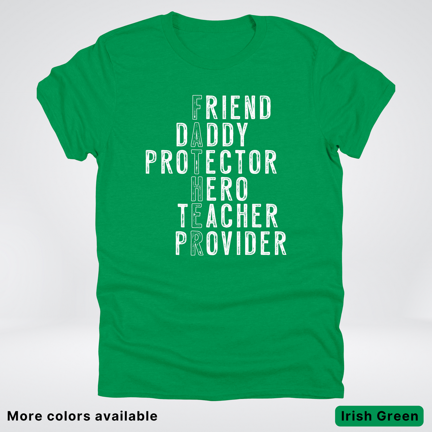 Father Crossword - White Design – Father’s Day T-Shirt