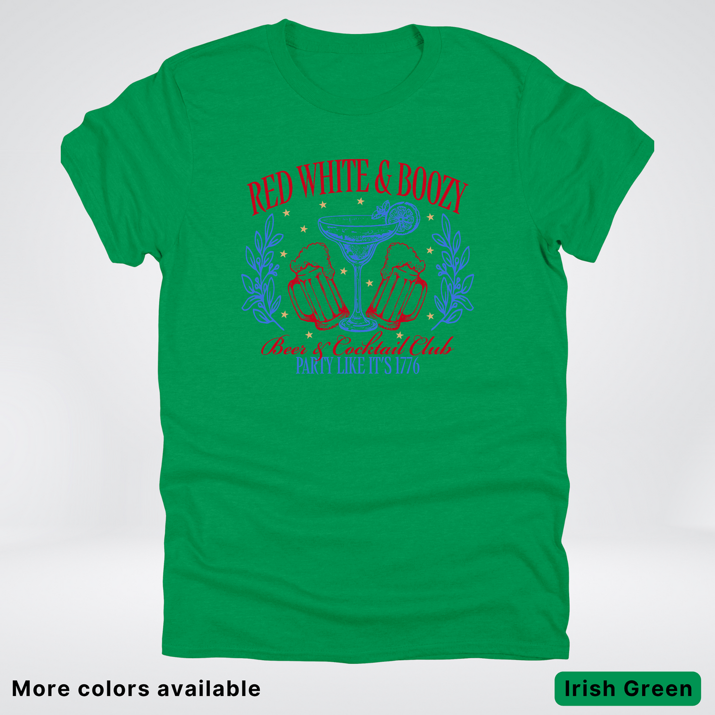 Red White And Boozy 4th Of July T-Shirt
