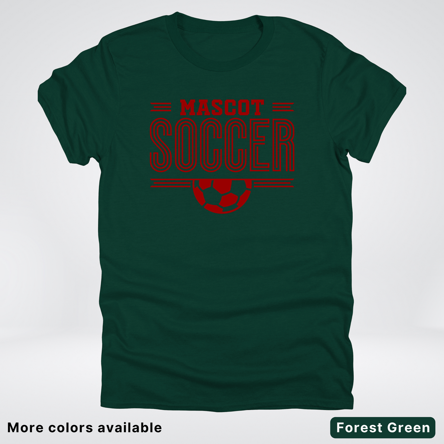 Custom Mascot – Maroon Design 24 - Soccer T-Shirt