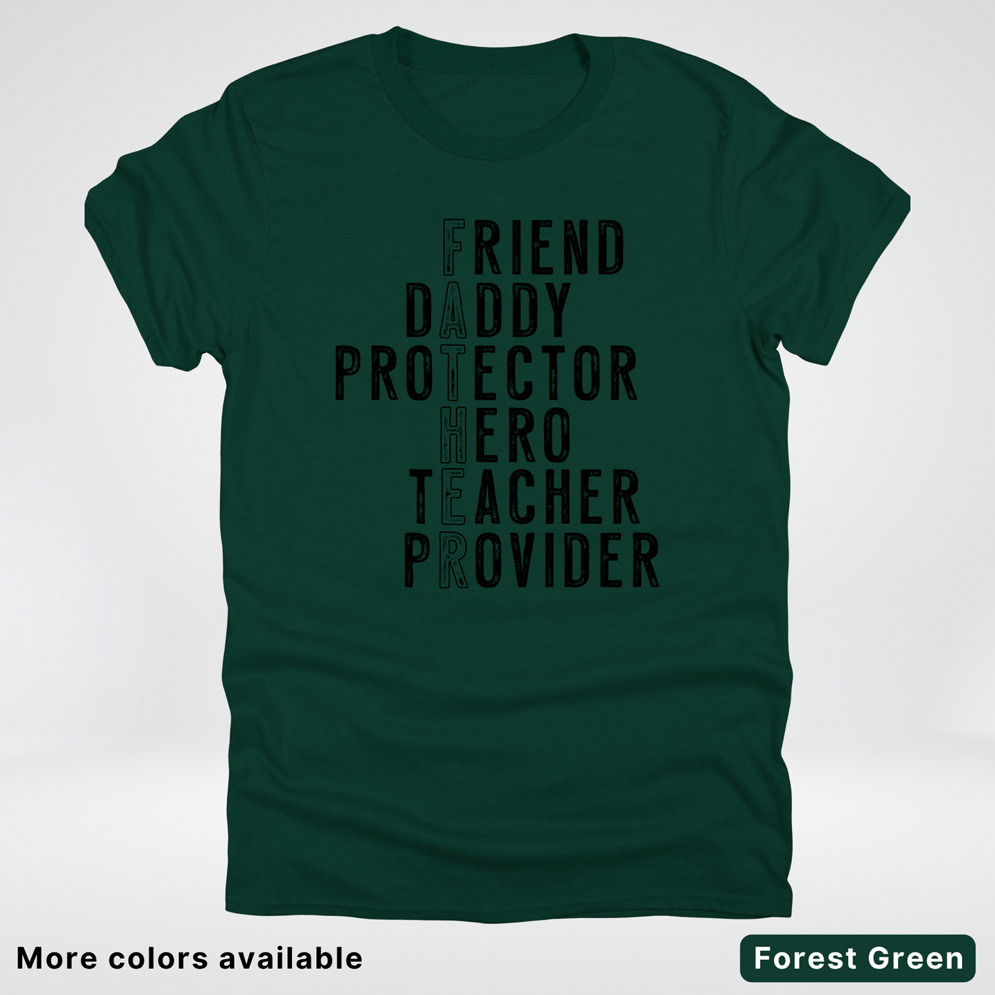 Father Crossword - Black Design – Father’s Day T-Shirt