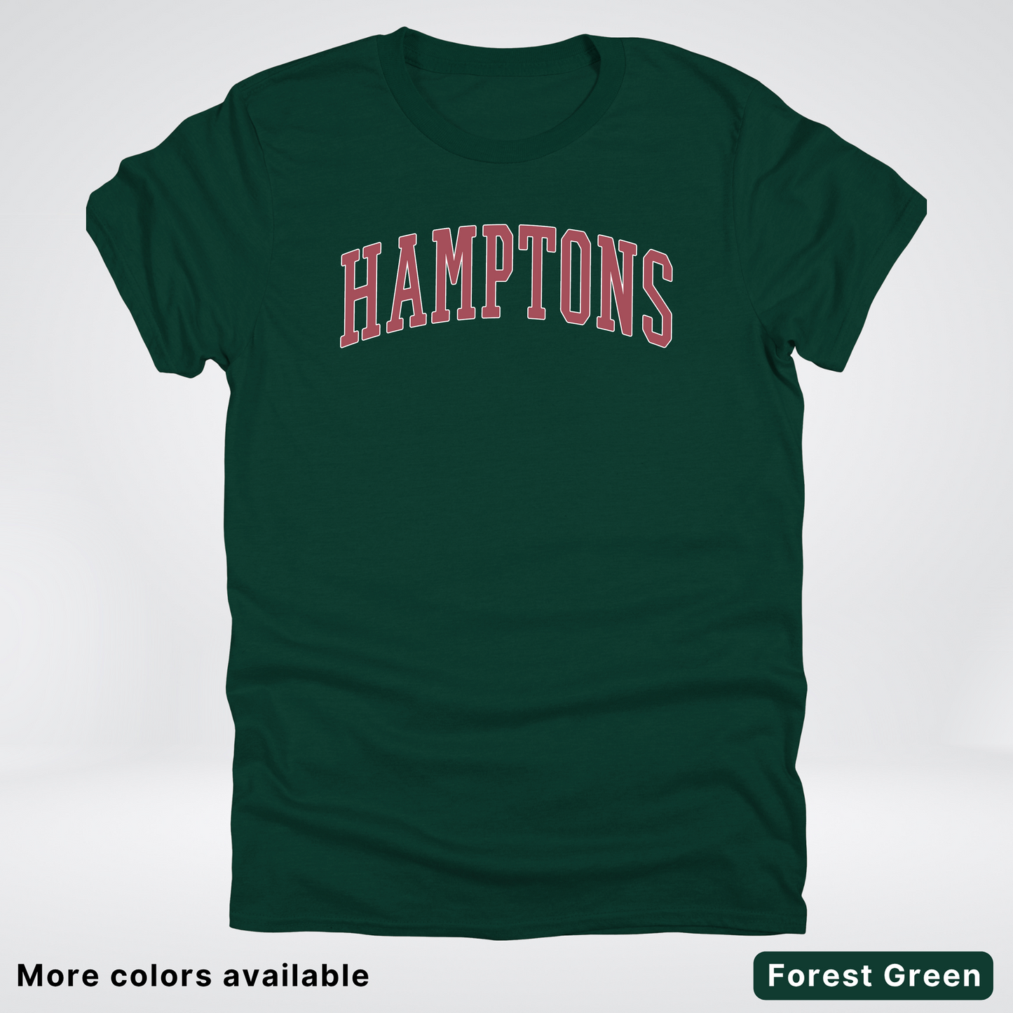 Hamptons Destination - Red Design - T-Shirt