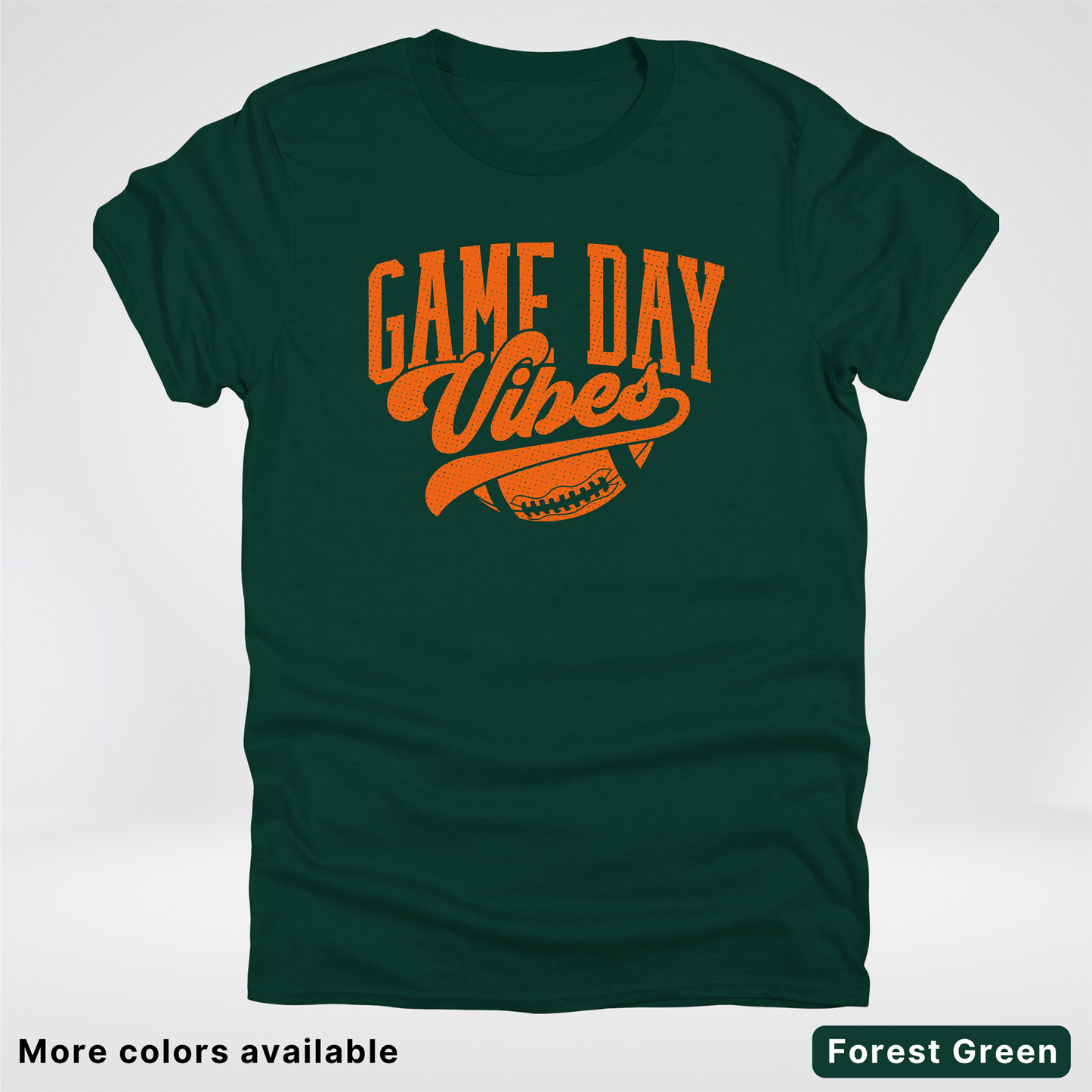 Game Day Vibes – Orange Design - Football  - T-Shirt