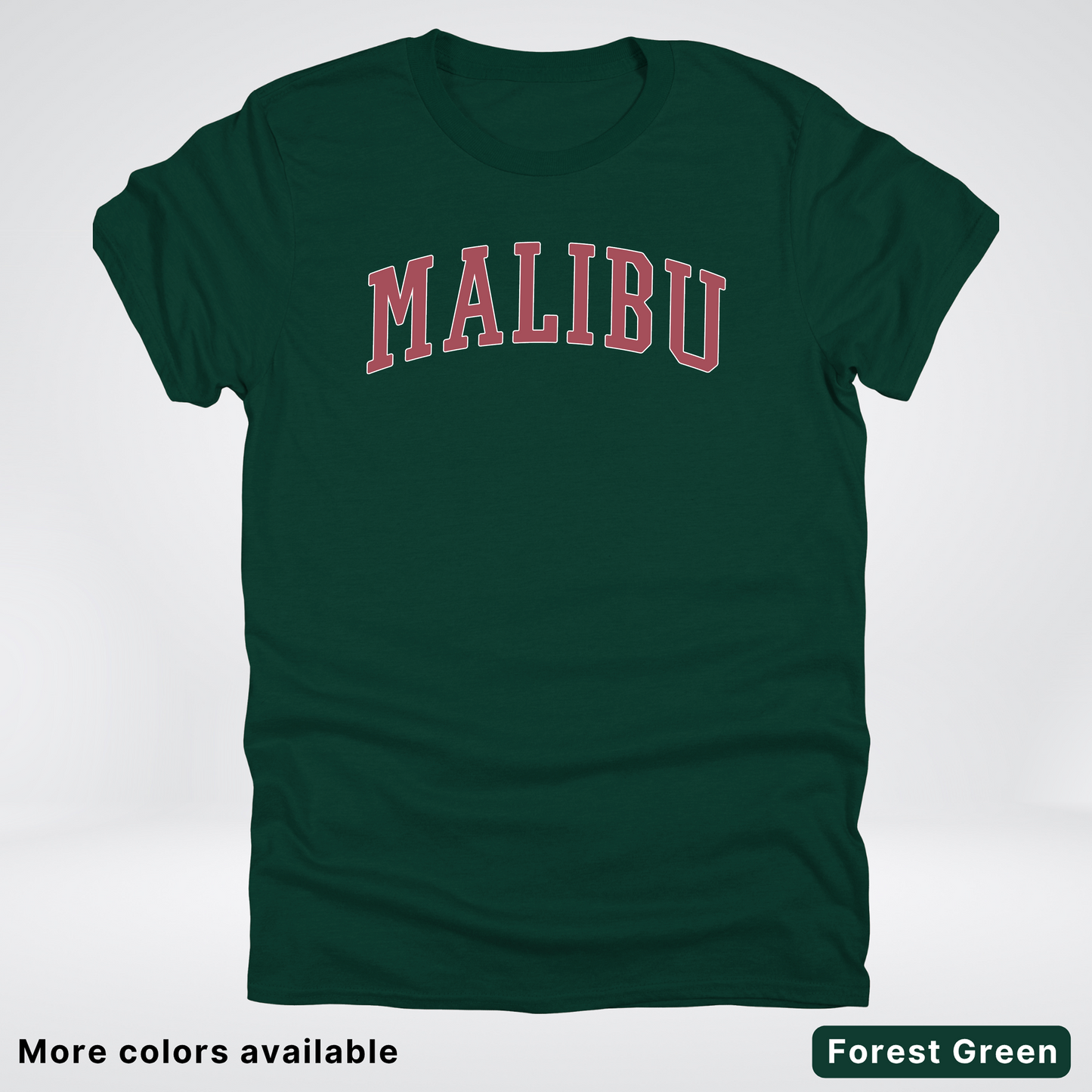 Malibu Destination - Red Design - T-Shirt