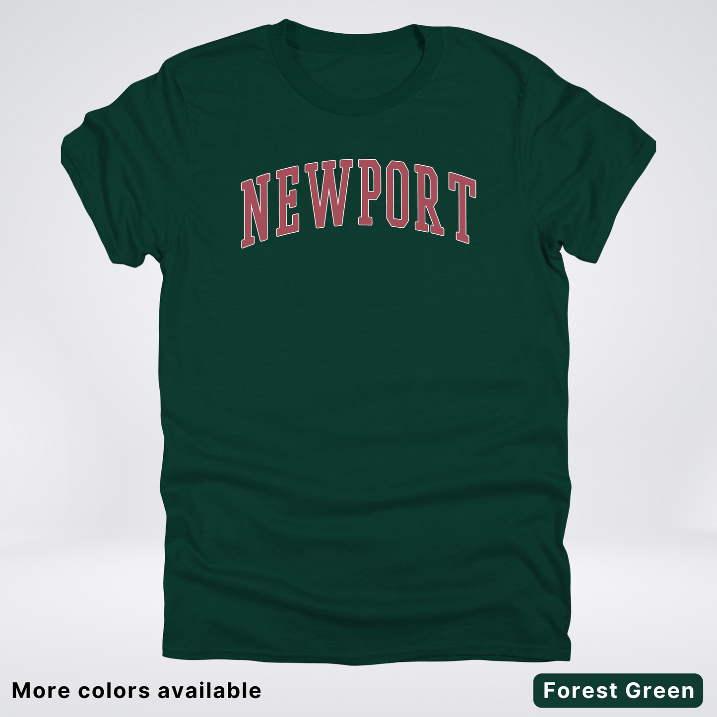 Newport Destination - Red Design - T-Shirt