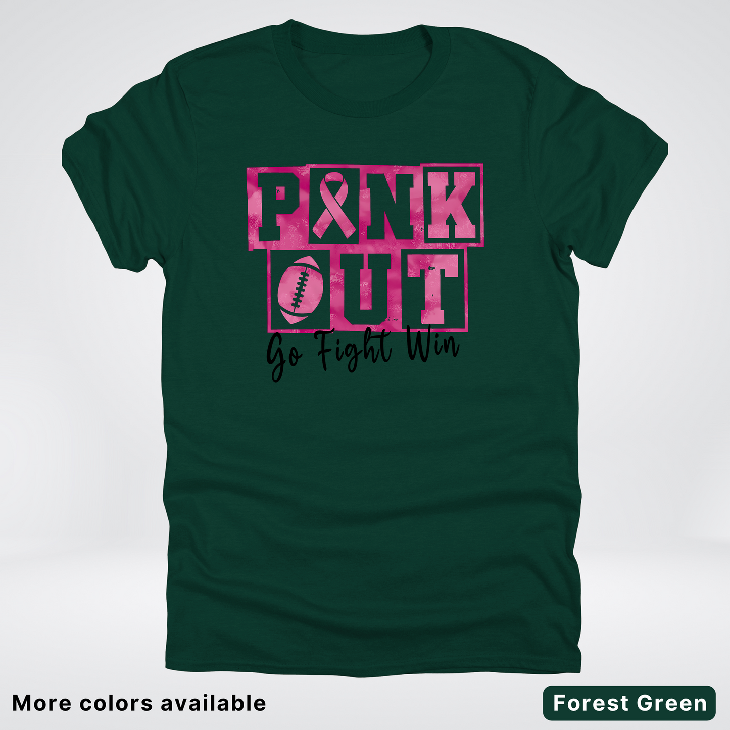 Pink Out Go Fight Win Football - T-Shirt