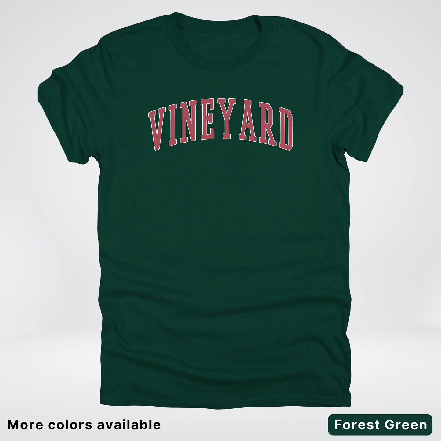 Vineyard Destination - Red Design - T-Shirt