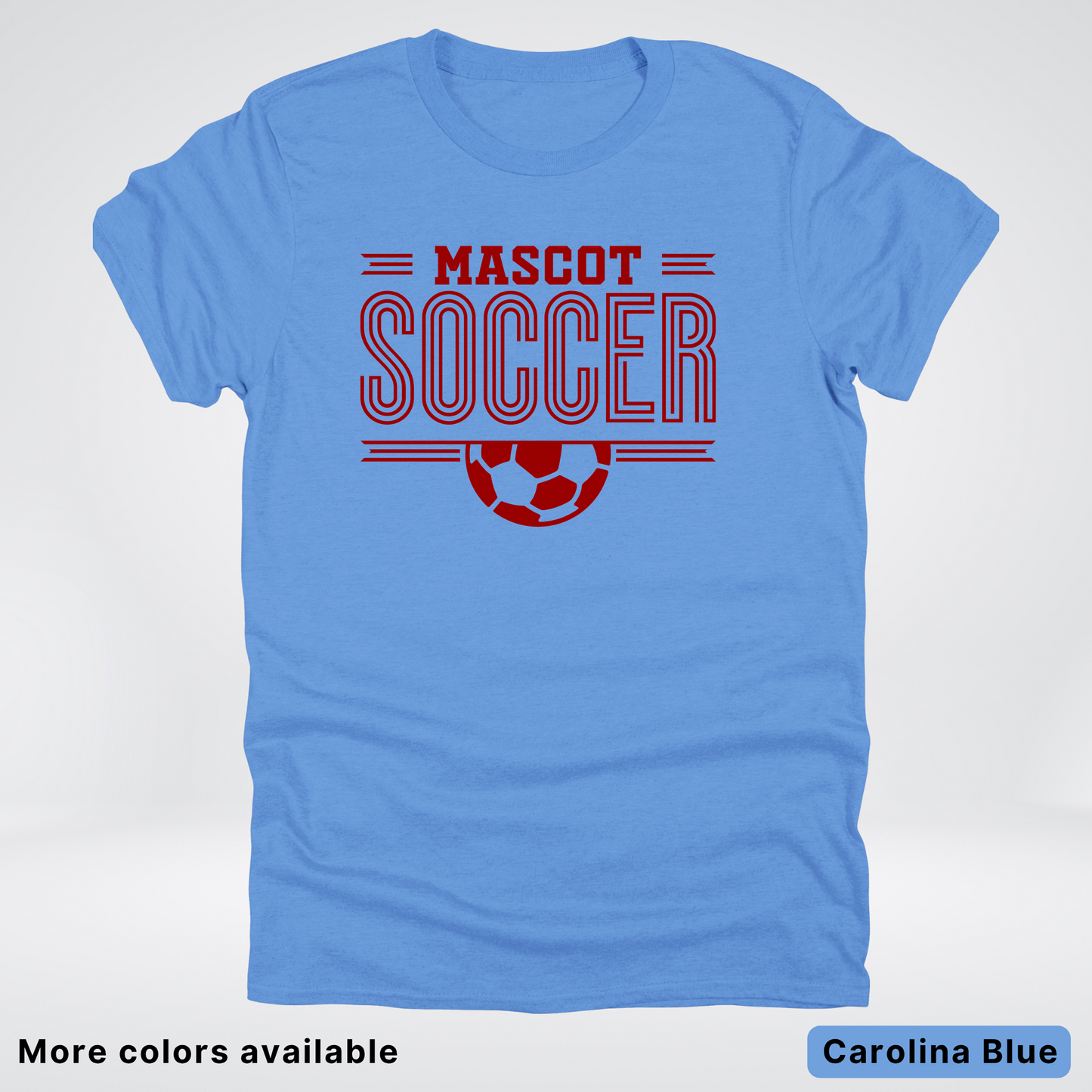 Custom Mascot – Maroon Design 24 - Soccer T-Shirt