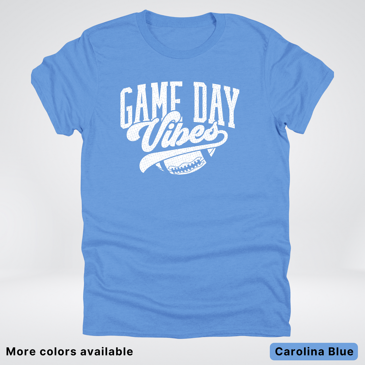 Game Day Vibes - White Design 2 - Football T-Shirt
