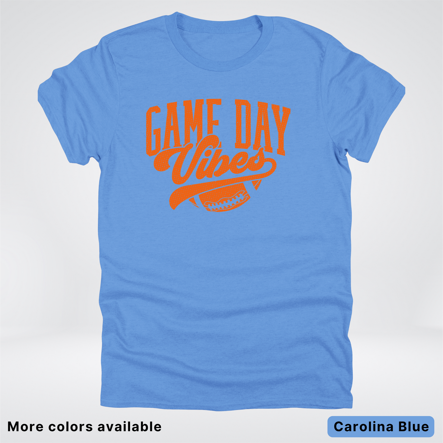 Game Day Vibes – Orange Design - Football  - T-Shirt