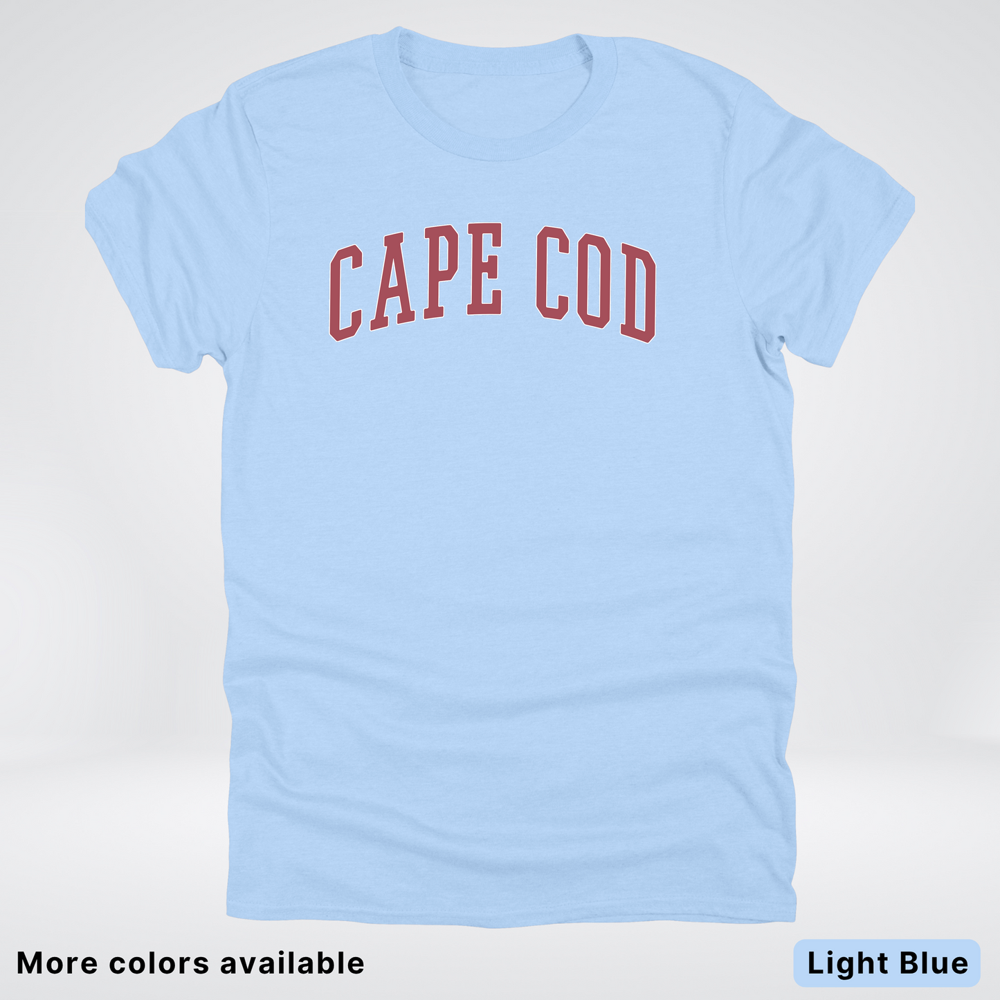 Cape Cod Destination - Red Design - T-Shirt