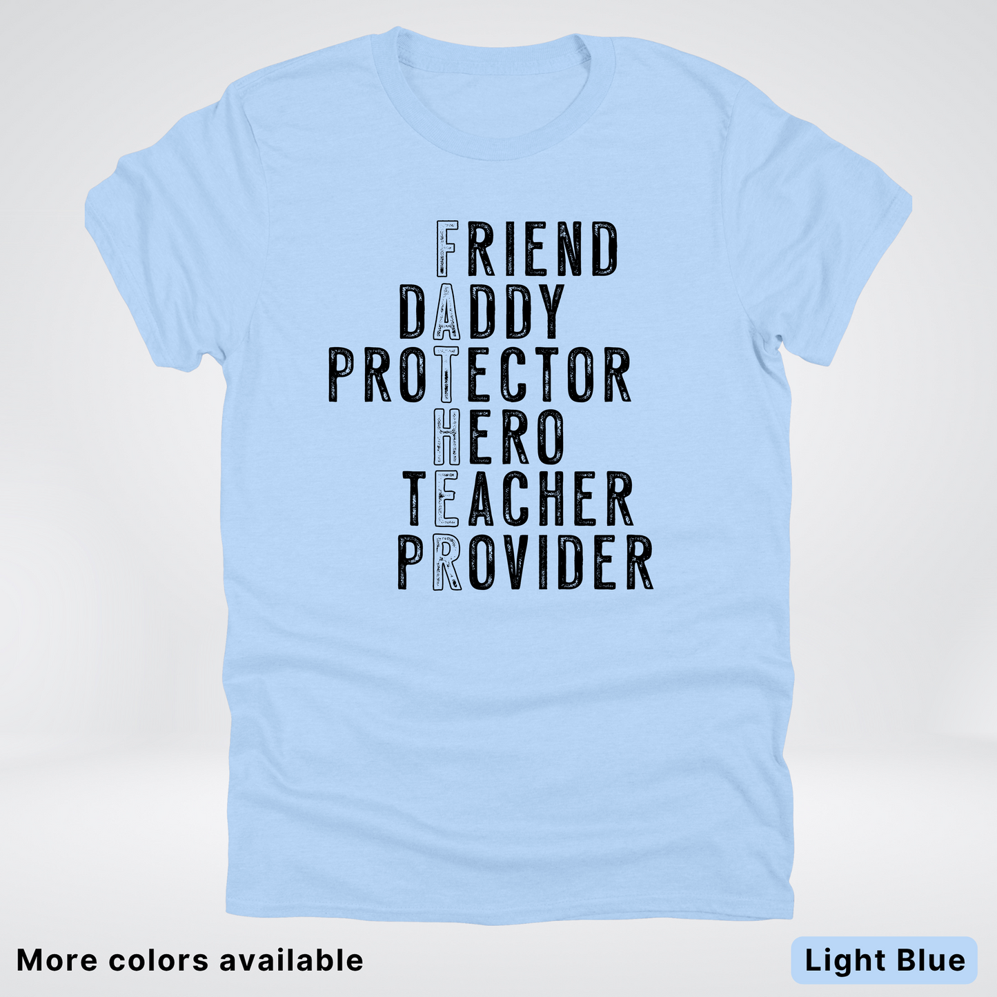 Father Crossword - Black Design – Father’s Day T-Shirt