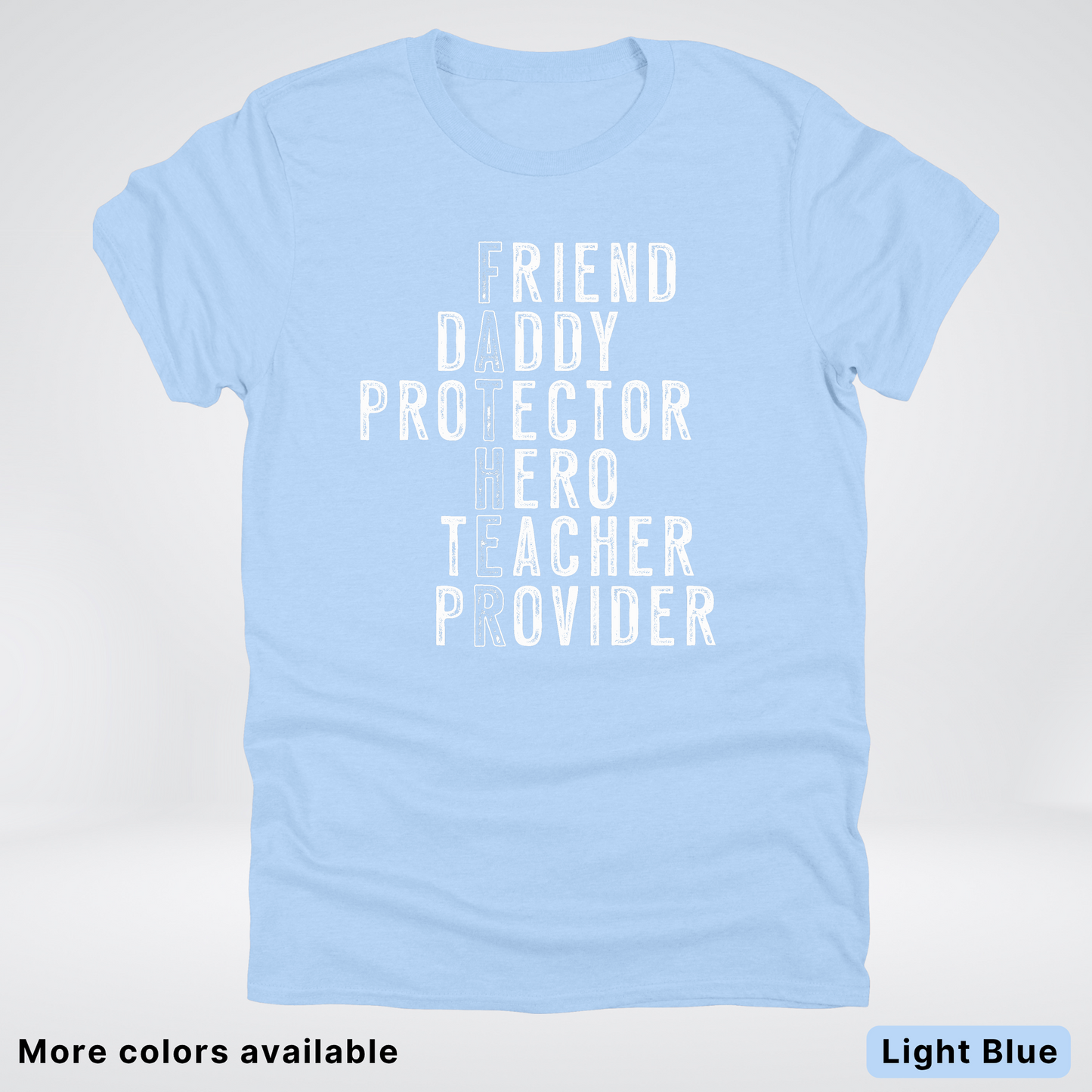 Father Crossword - White Design – Father’s Day T-Shirt