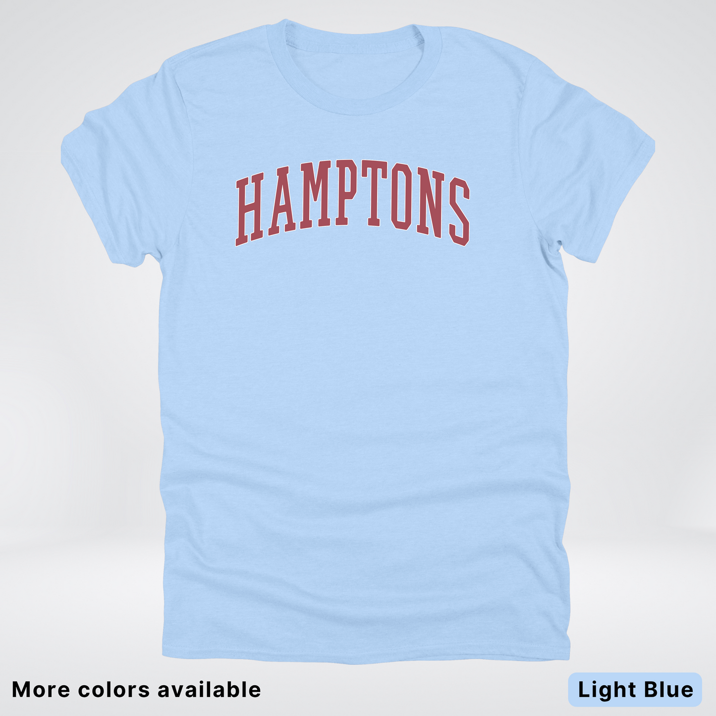 Hamptons Destination - Red Design - T-Shirt