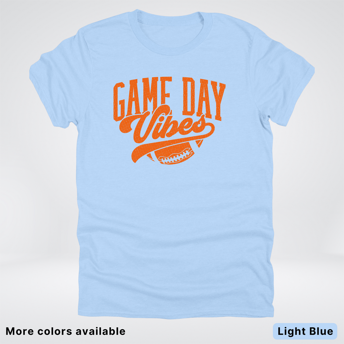 Game Day Vibes – Orange Design - Football  - T-Shirt