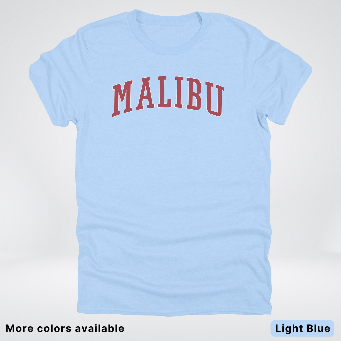 Malibu Destination - Red Design - T-Shirt