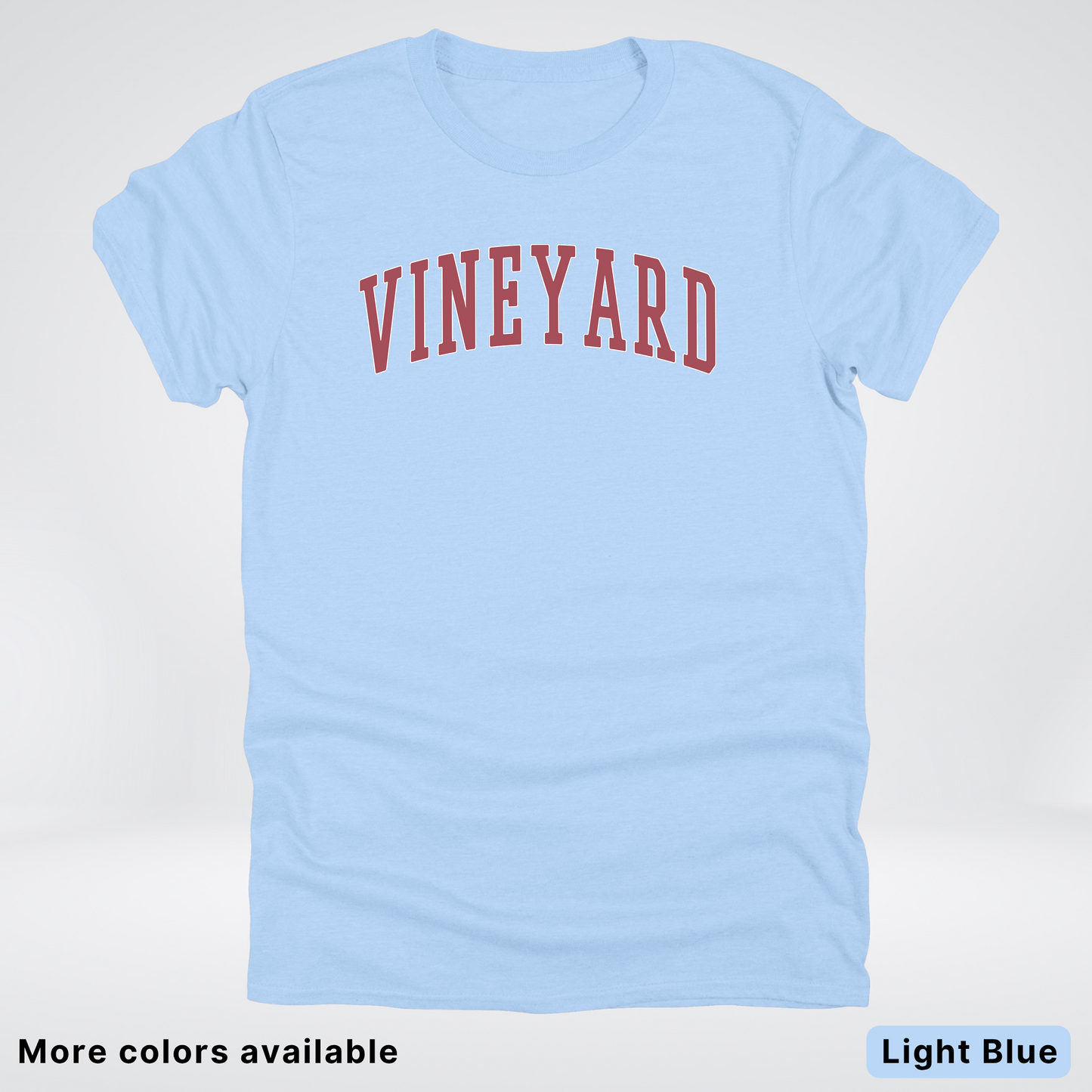 Vineyard Destination - Red Design - T-Shirt