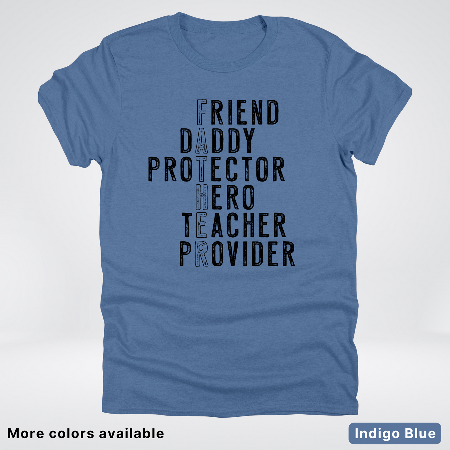 Father Crossword - Black Design – Father’s Day T-Shirt