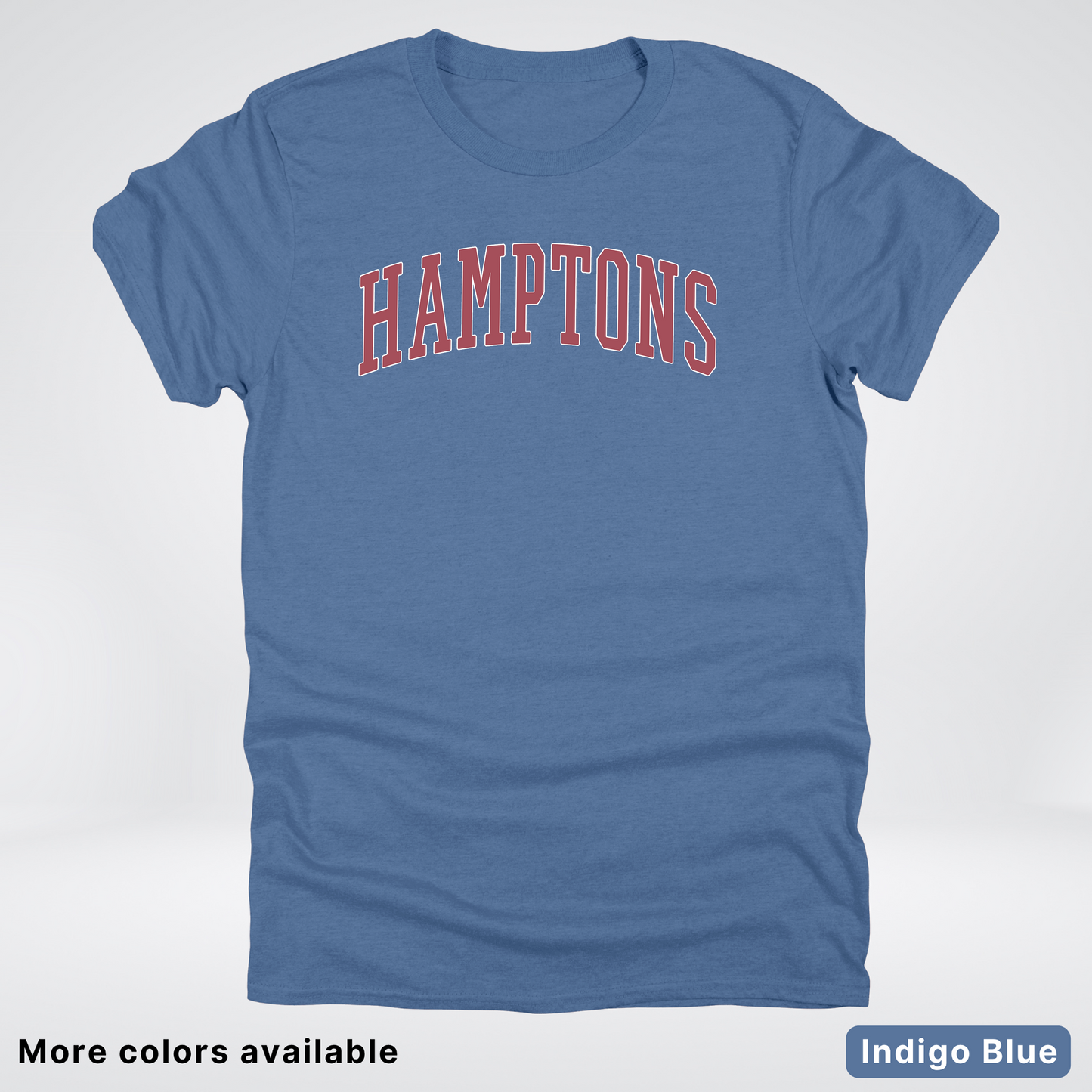 Hamptons Destination - Red Design - T-Shirt