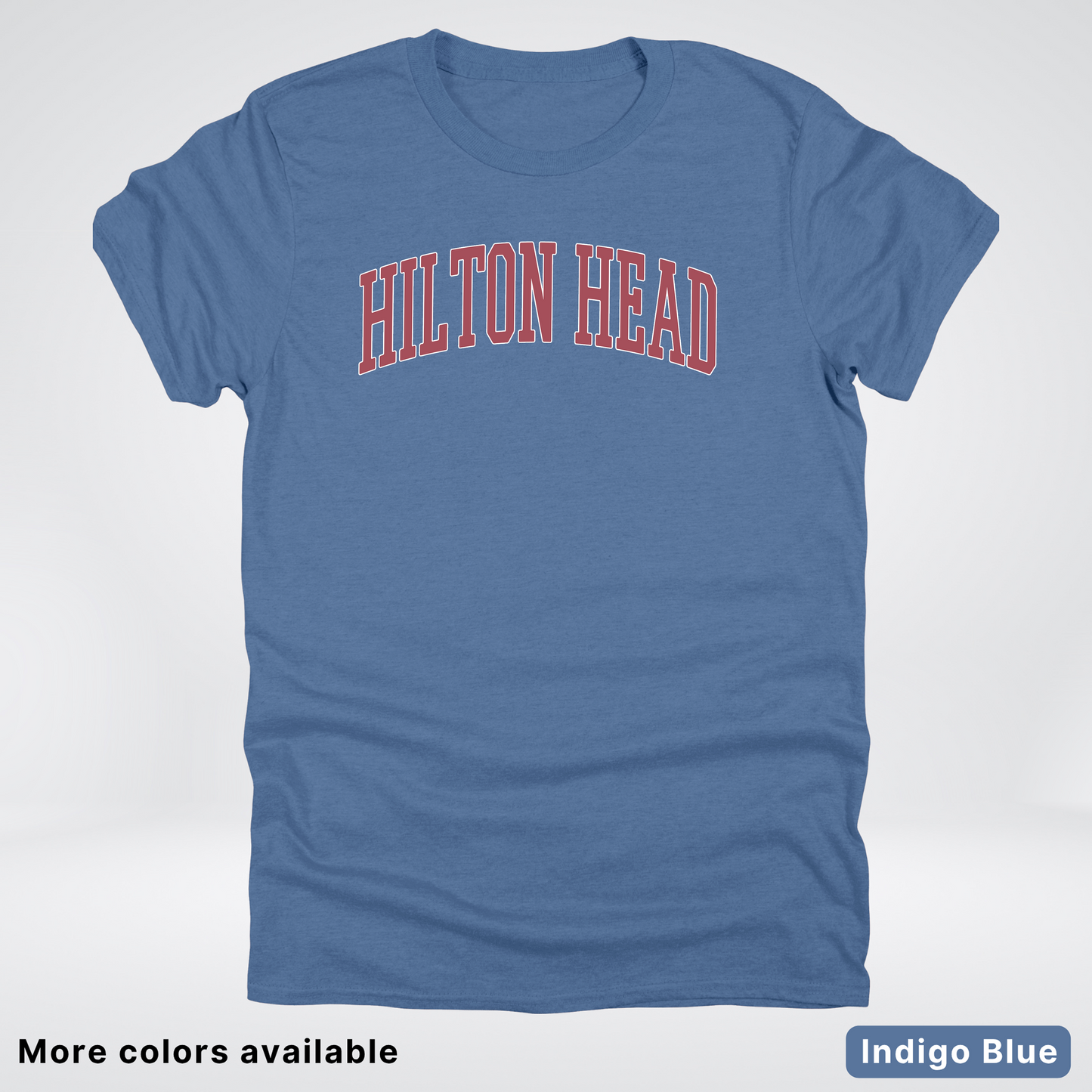 Hilton Head Destination - Red Design - T-Shirt